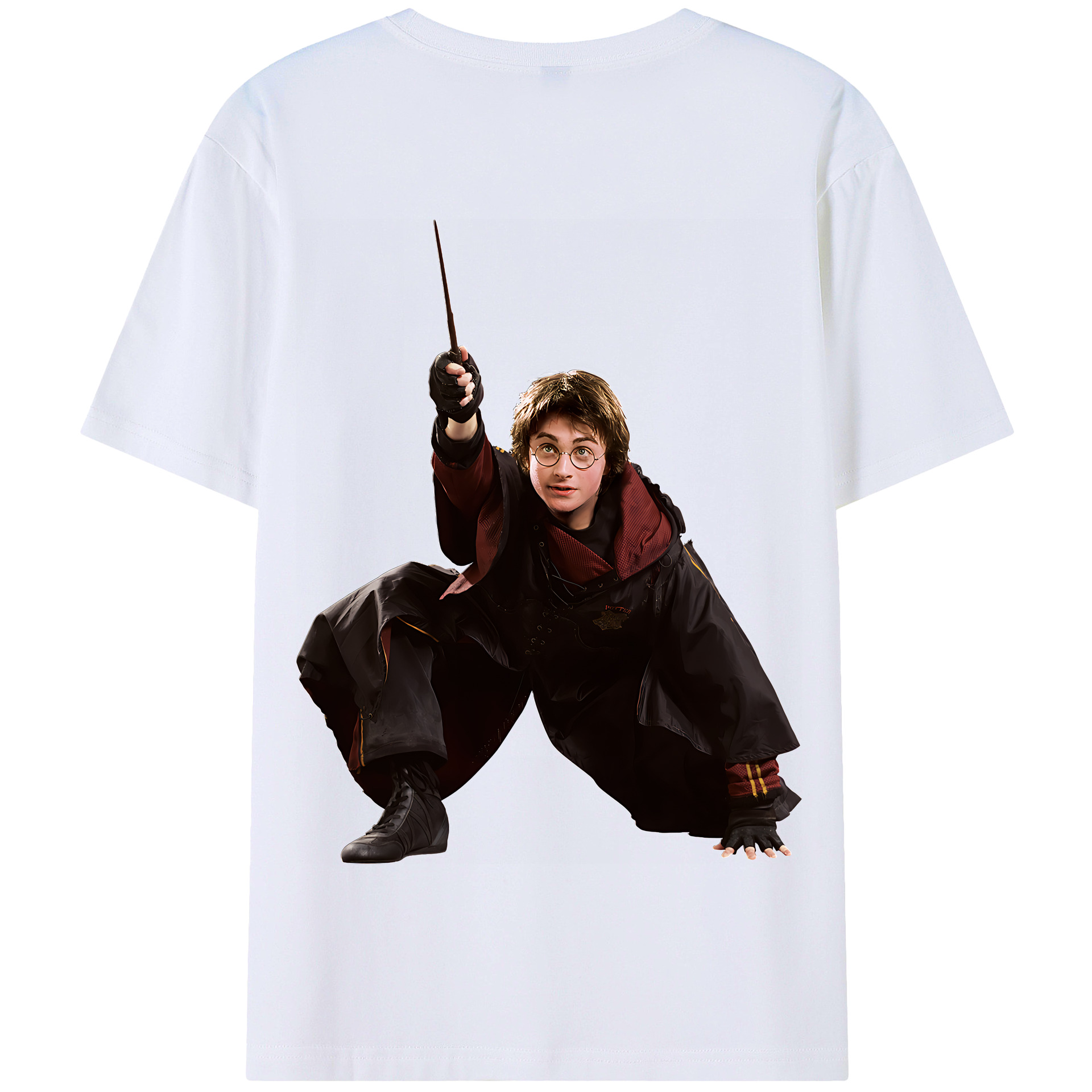 （画像用） Harry Potter ハリー・ポッターシリーズ 綿100％半袖Tシャツ（背面プリント）
