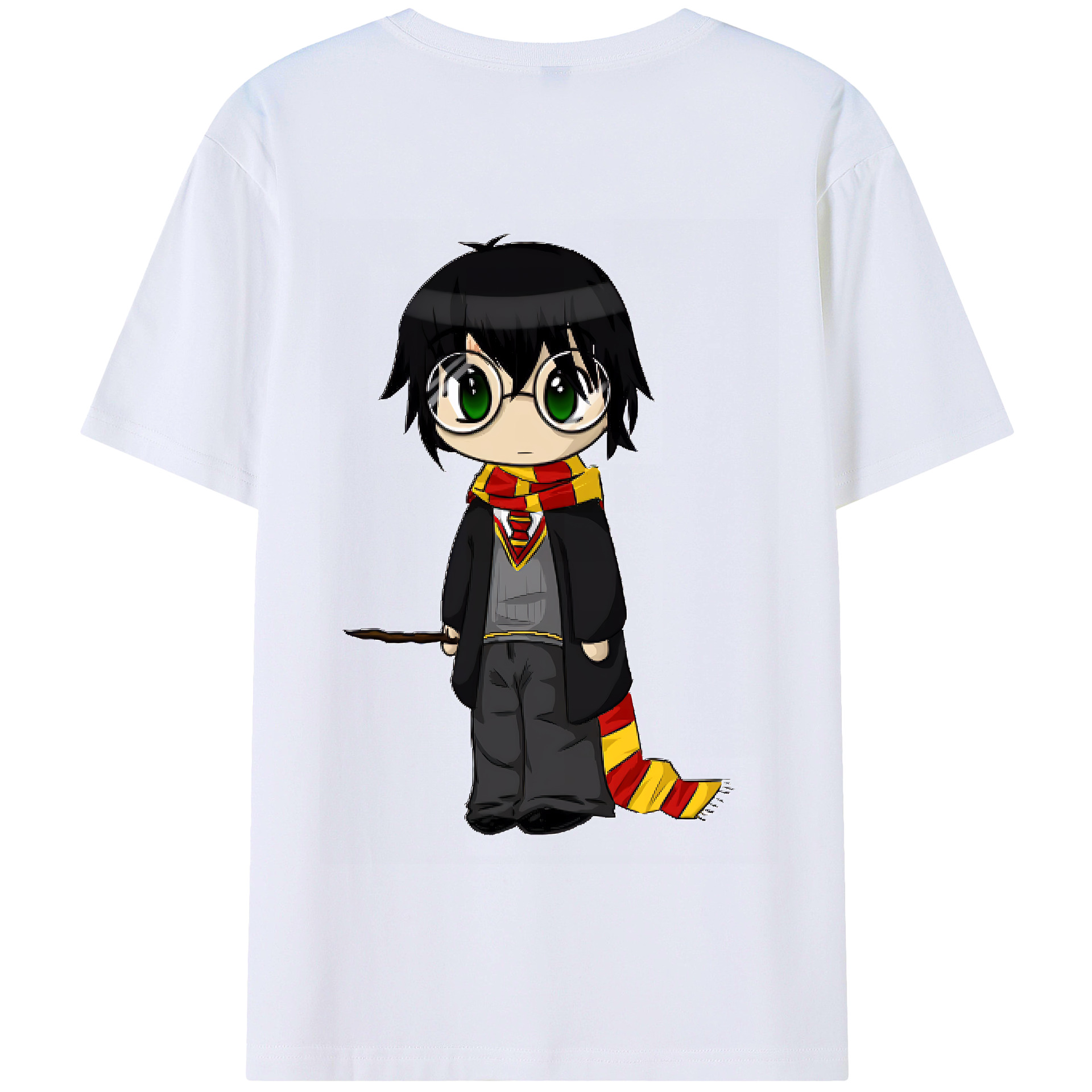 （画像用） Harry Potter ハリー・ポッターシリーズ 綿100％半袖Tシャツ（背面プリント）