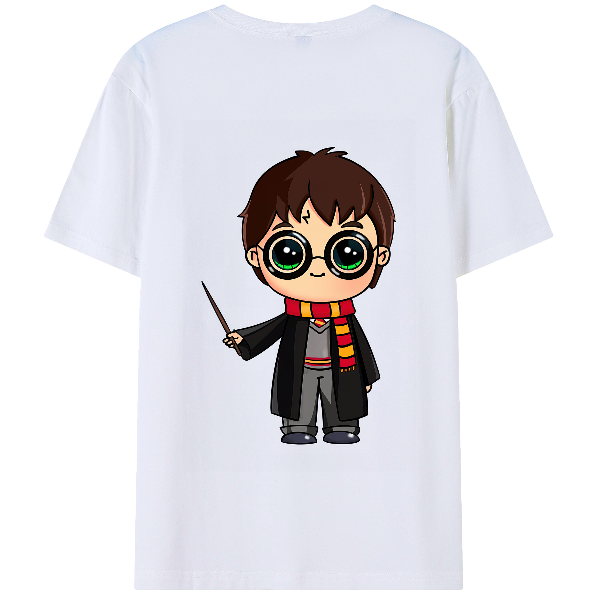 （画像用） Harry Potter ハリー・ポッターシリーズ 綿100％半袖Tシャツ（背面プリント）