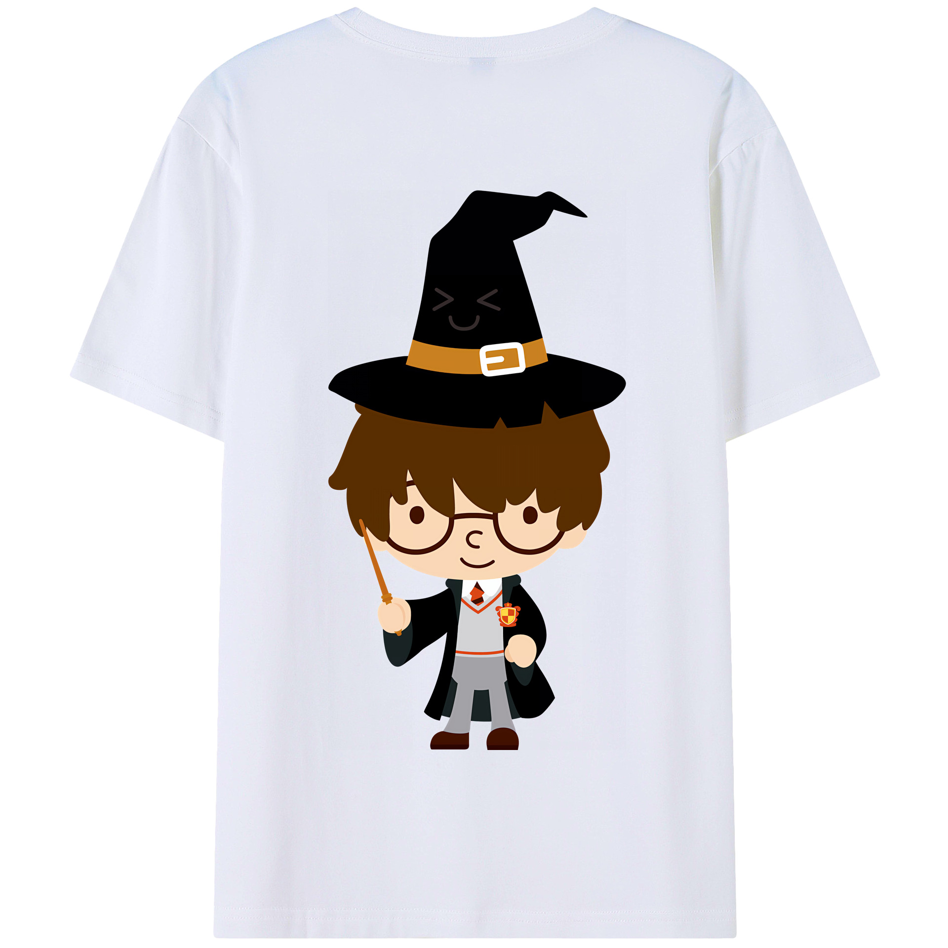 （画像用） Harry Potter ハリー・ポッターシリーズ 綿100％半袖Tシャツ（背面プリント）