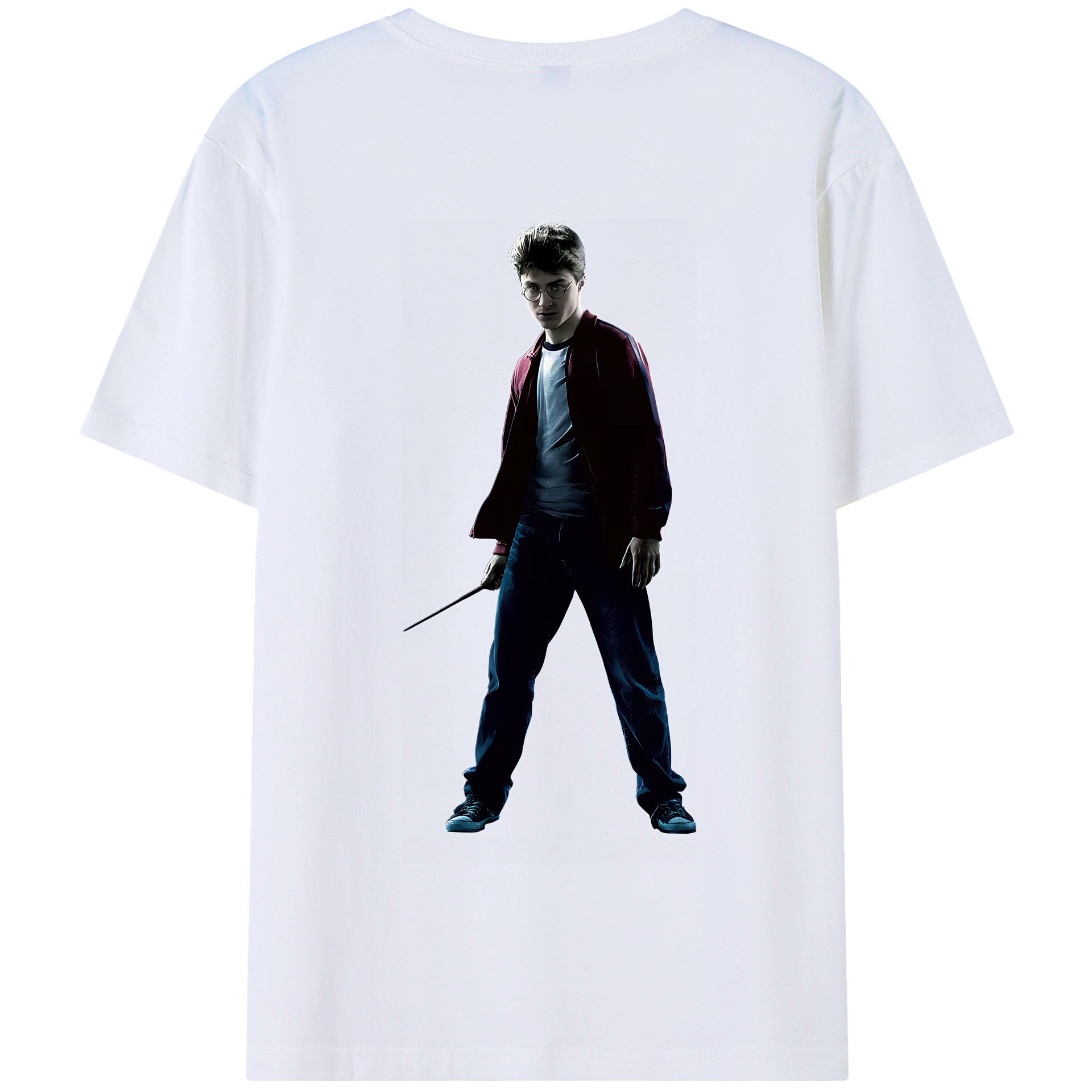 （画像用） Harry Potter ハリー・ポッターシリーズ 綿100％半袖Tシャツ（背面プリント）