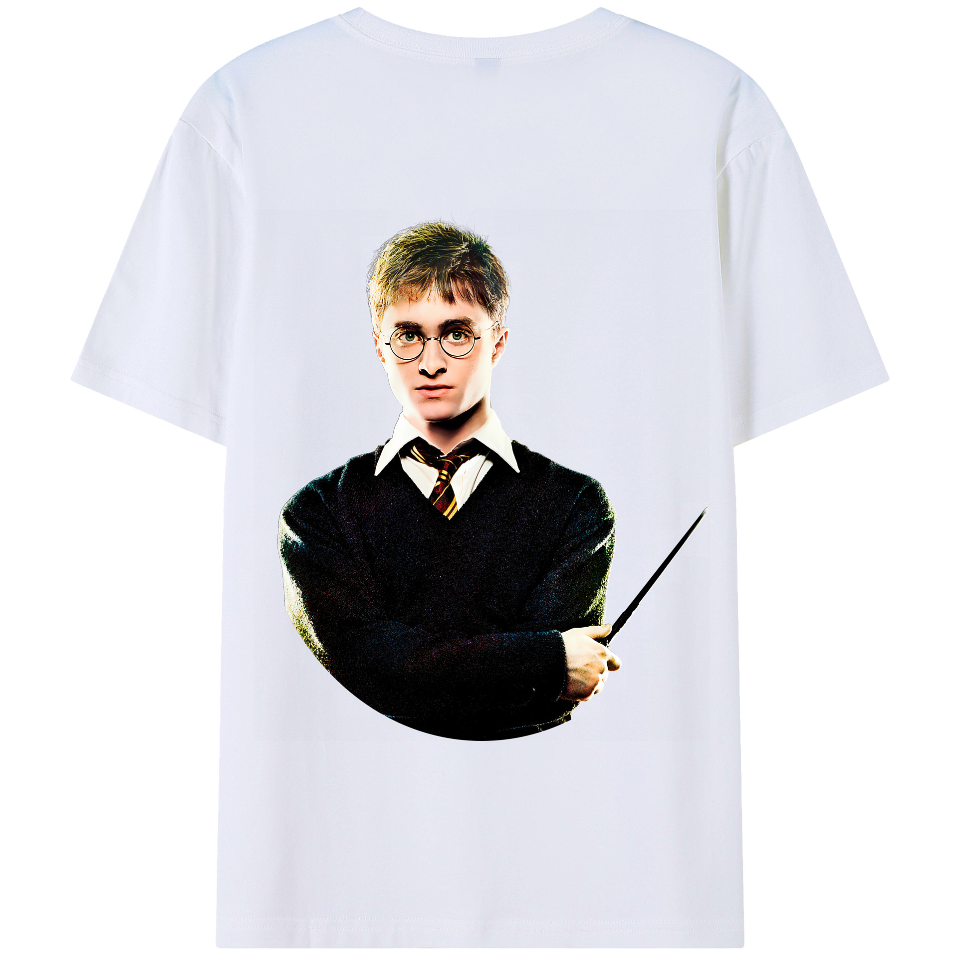 （画像用） Harry Potter ハリー・ポッターシリーズ 綿100％半袖Tシャツ（背面プリント）