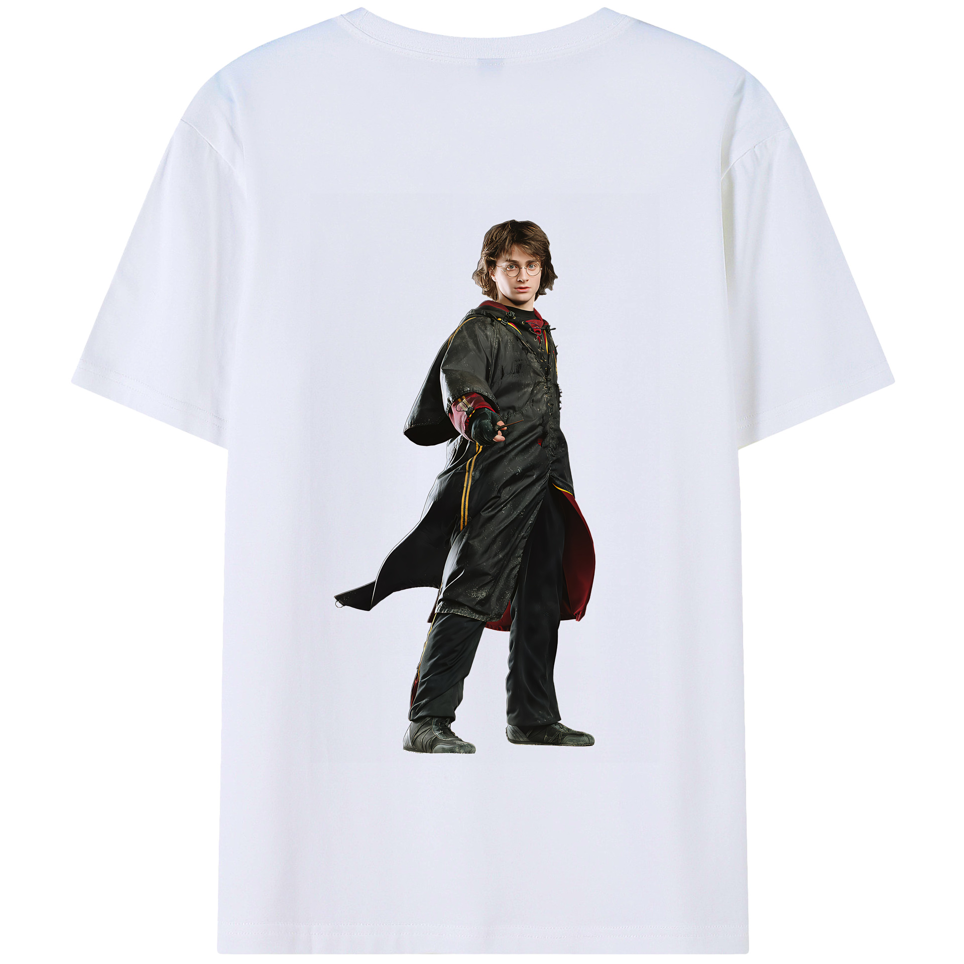 （画像用） Harry Potter ハリー・ポッターシリーズ 綿100％半袖Tシャツ（背面プリント）