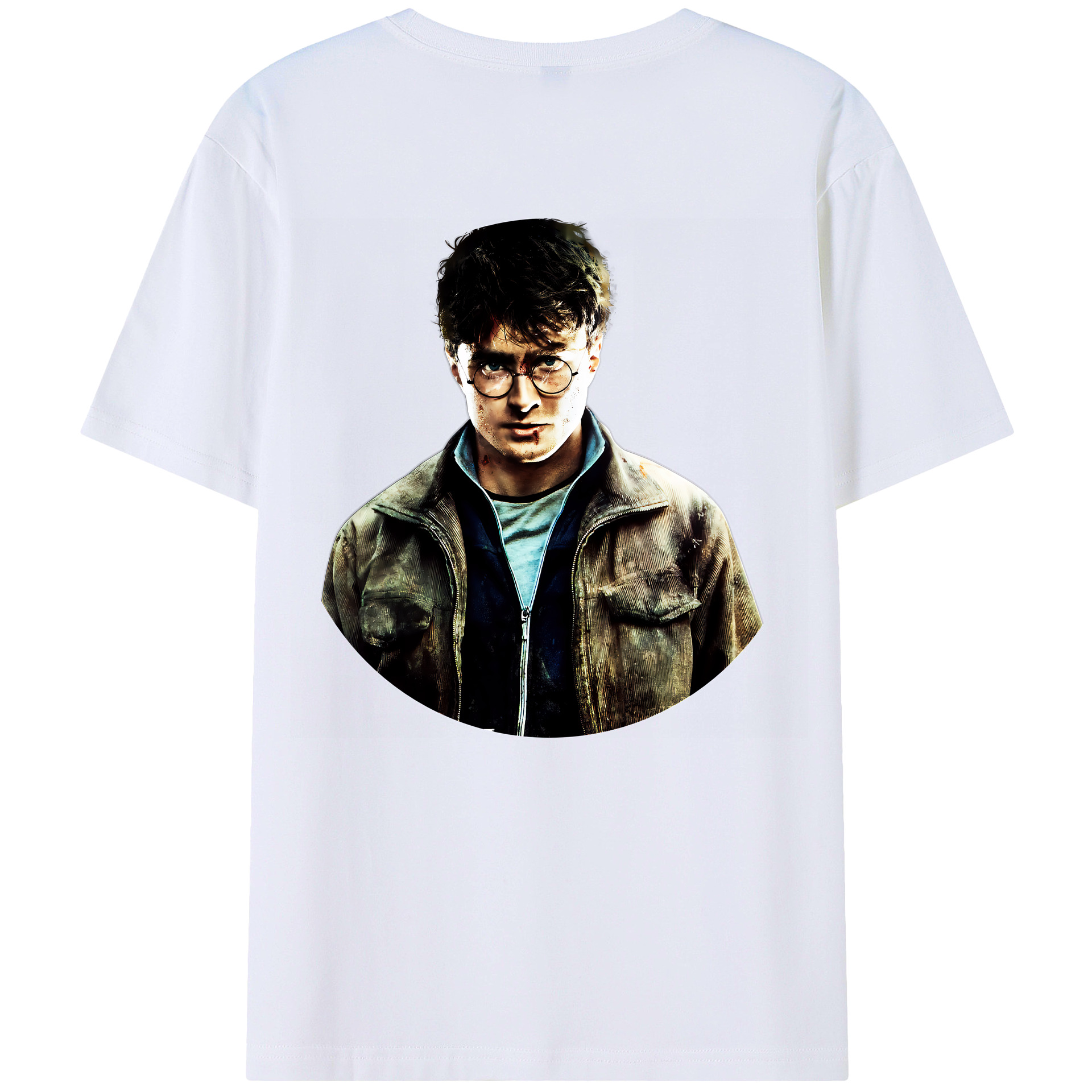 （画像用） Harry Potter ハリー・ポッターシリーズ 綿100％半袖Tシャツ（背面プリント）