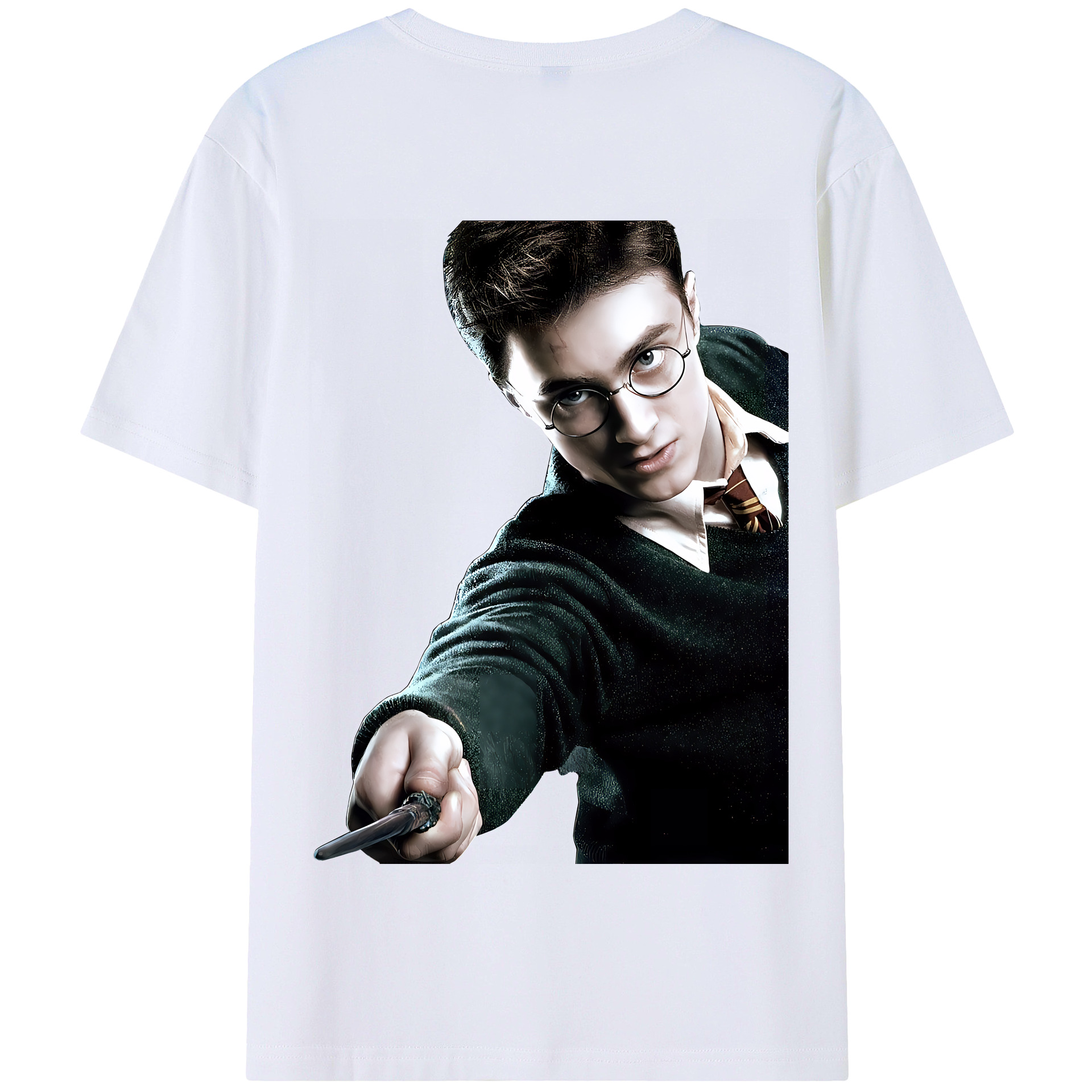 （画像用） Harry Potter ハリー・ポッターシリーズ 綿100％半袖Tシャツ（背面プリント）