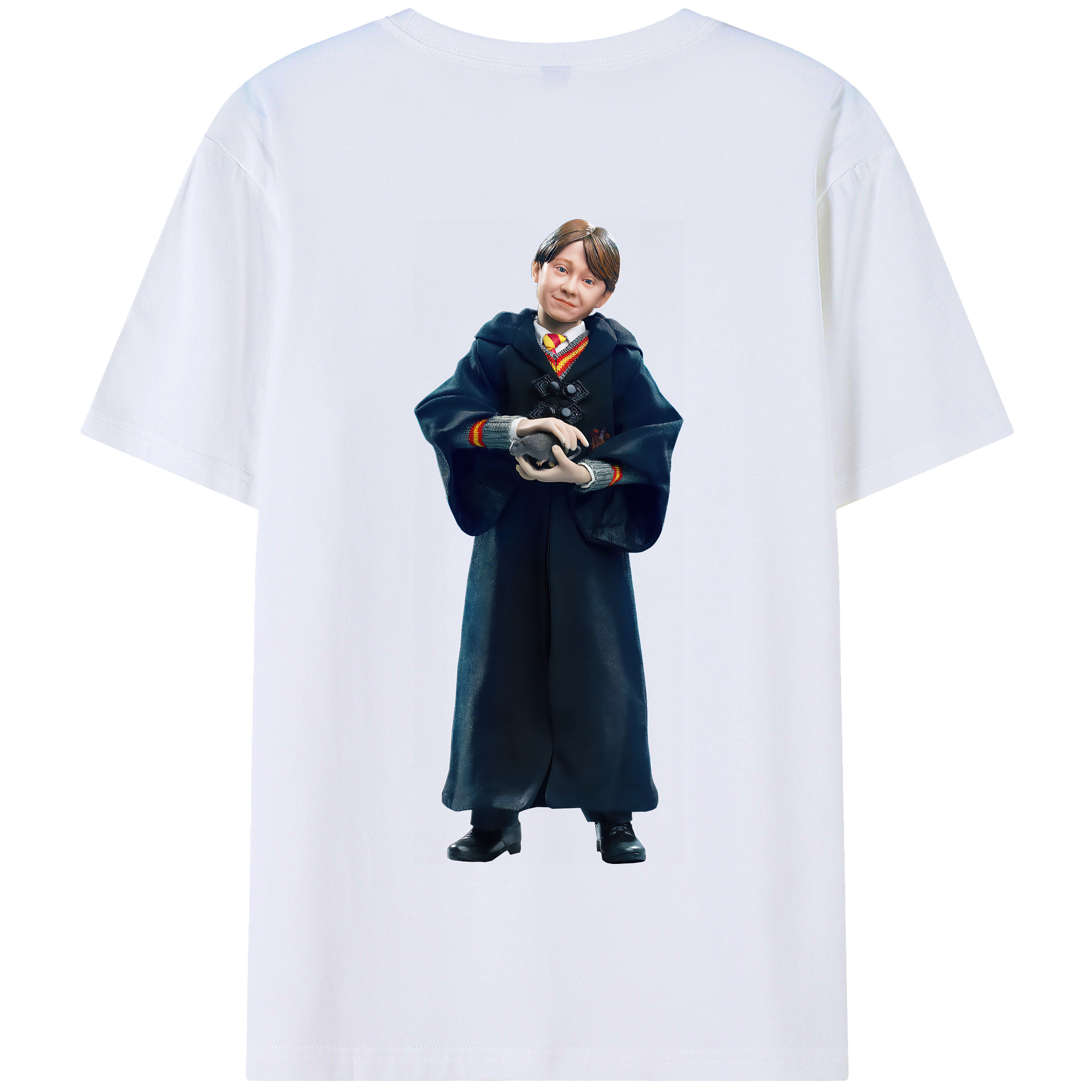 （画像用） Harry Potter ハリー・ポッターシリーズ 綿100％半袖Tシャツ（背面プリント）