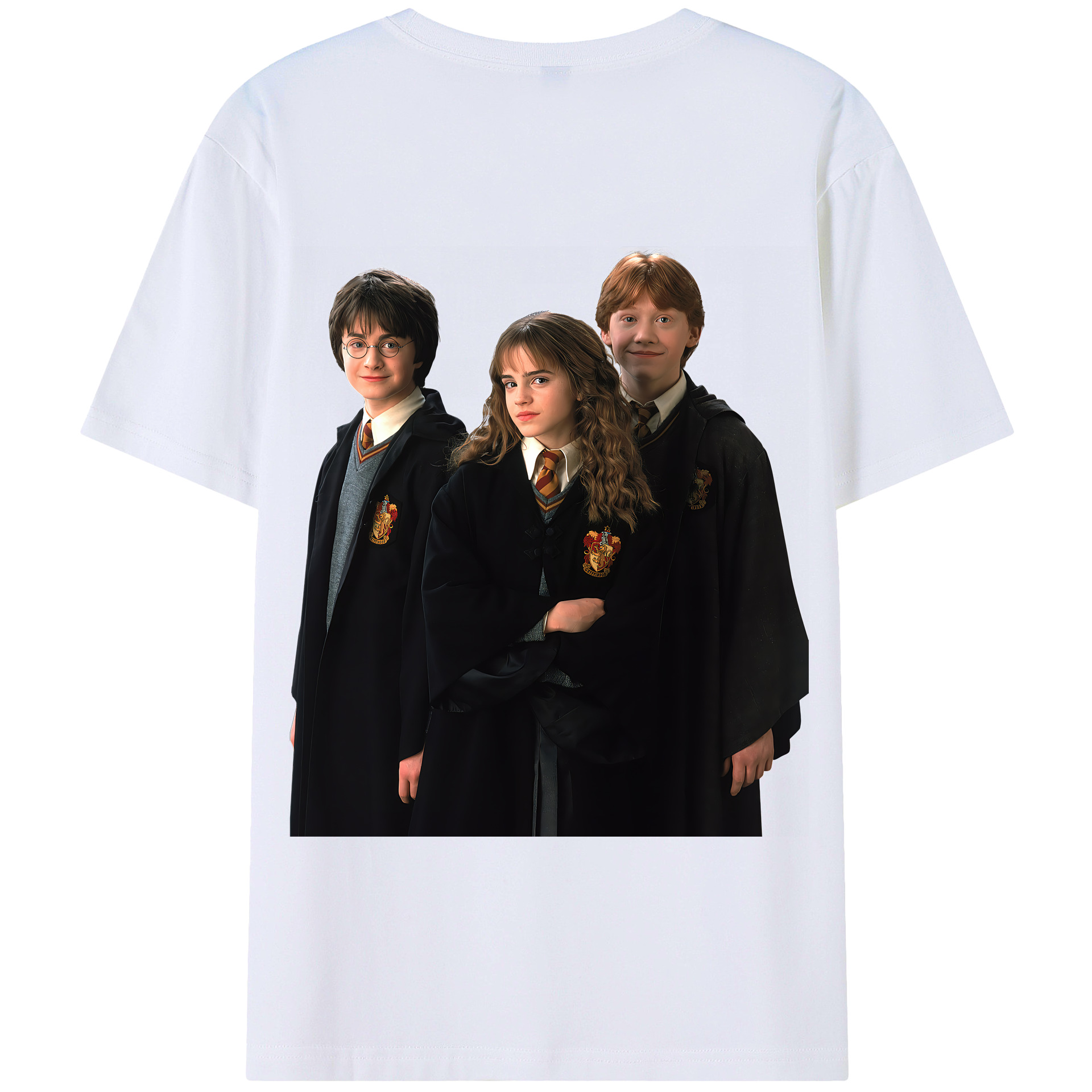 （画像用） Harry Potter ハリー・ポッターシリーズ 綿100％半袖Tシャツ（背面プリント）