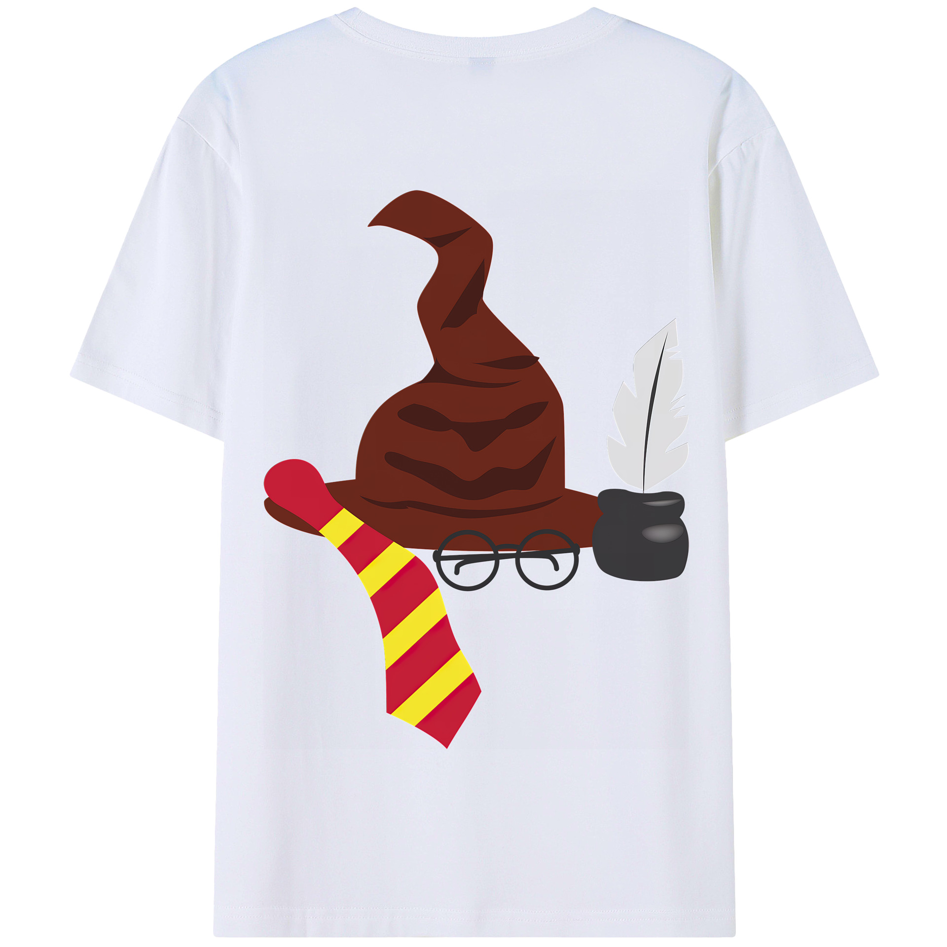 （画像用） Harry Potter ハリー・ポッターシリーズ 綿100％半袖Tシャツ（背面プリント）