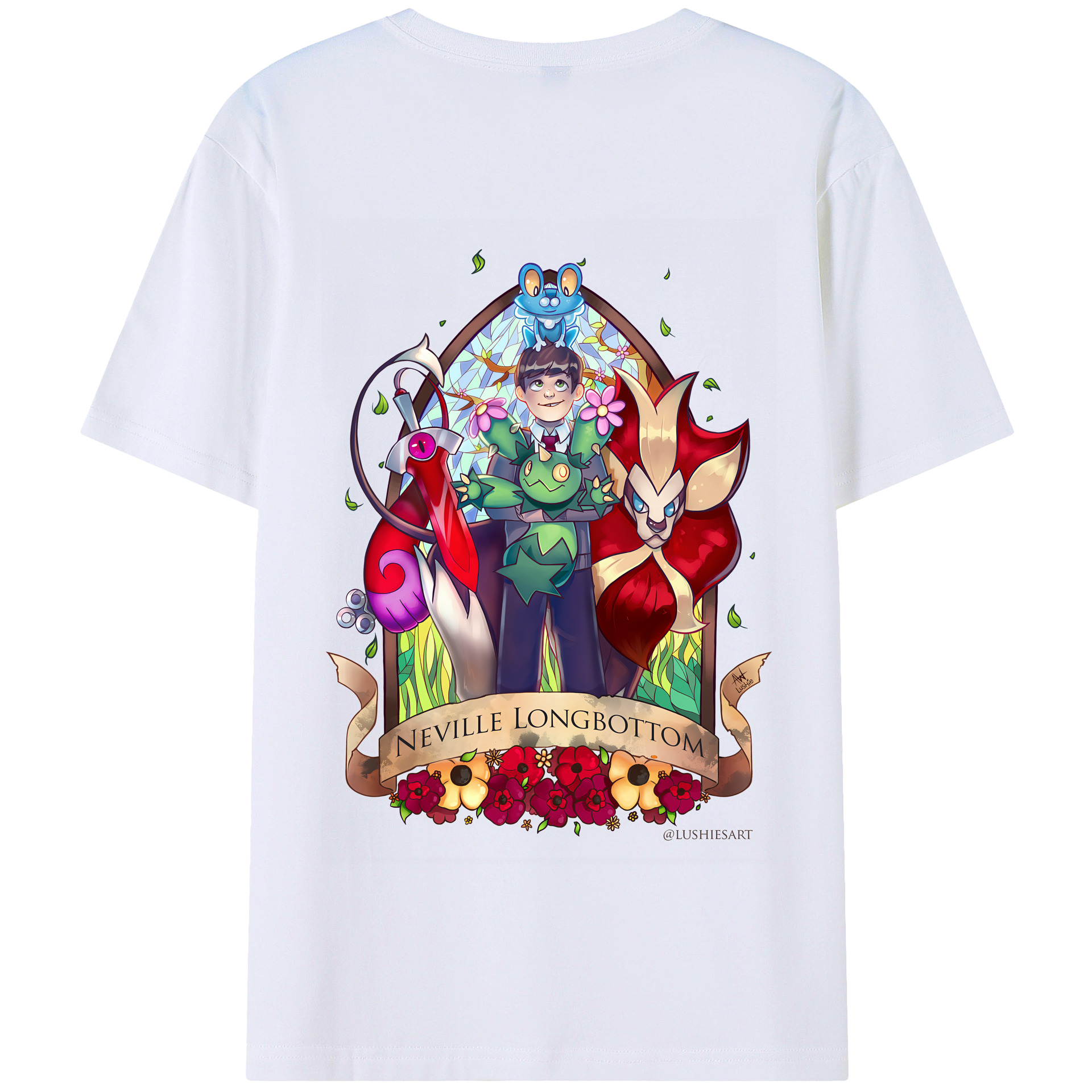 （画像用） Harry Potter ハリー・ポッターシリーズ 綿100％半袖Tシャツ（背面プリント）