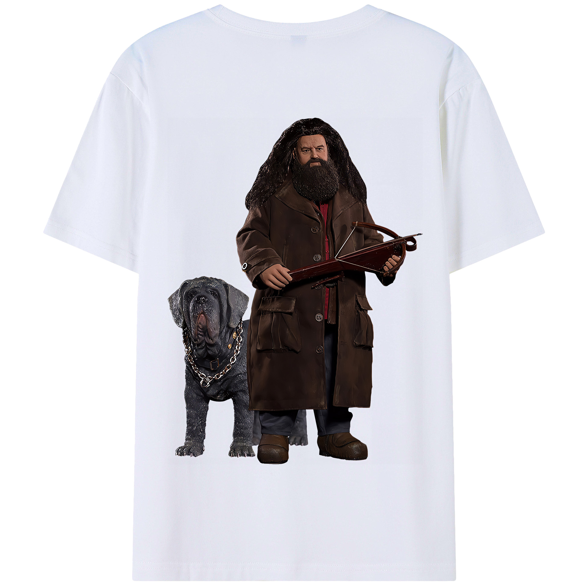 （画像用） Harry Potter ハリー・ポッターシリーズ 綿100％半袖Tシャツ（背面プリント）