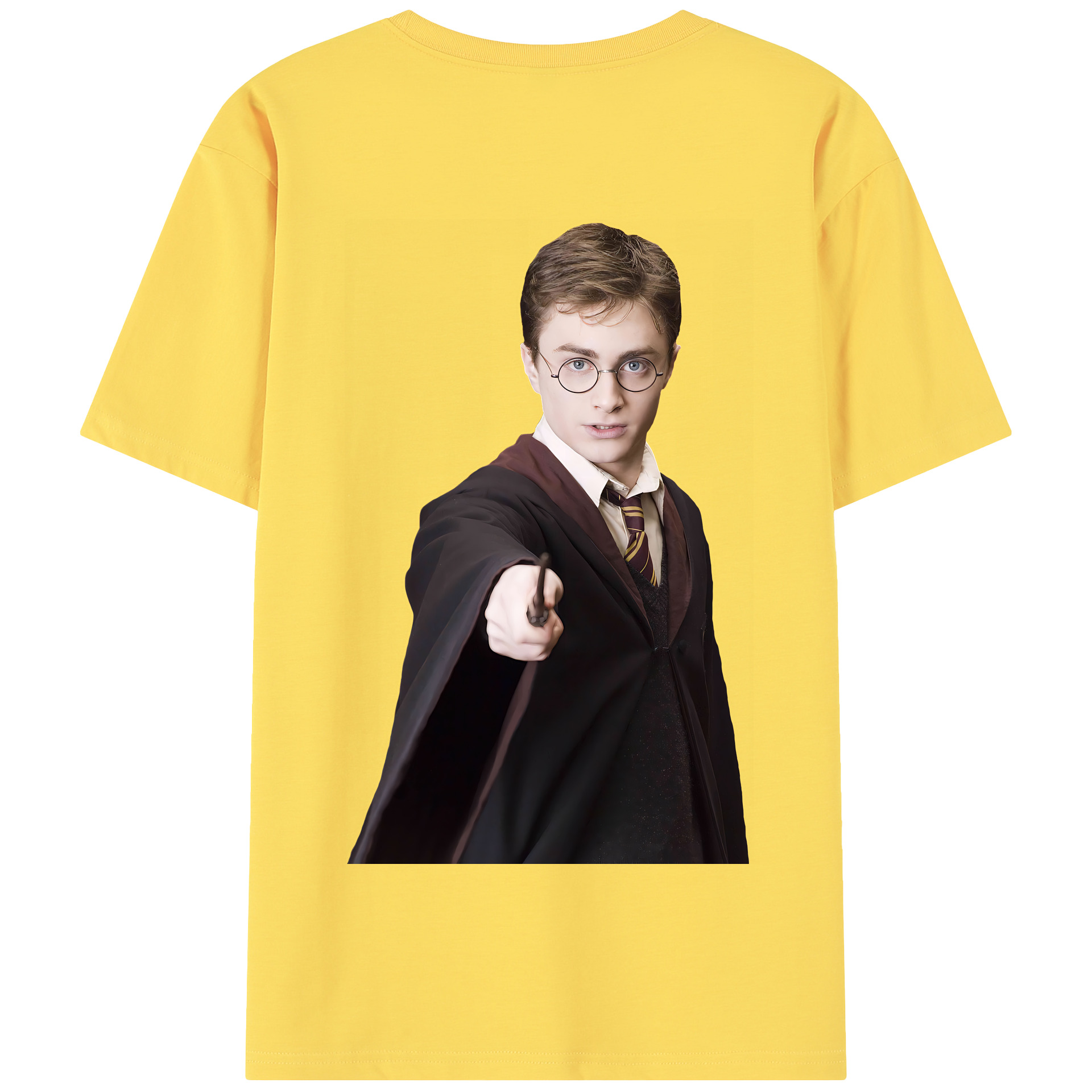 （画像用） Harry Potter ハリー・ポッターシリーズ 綿100％半袖Tシャツ（背面プリント）