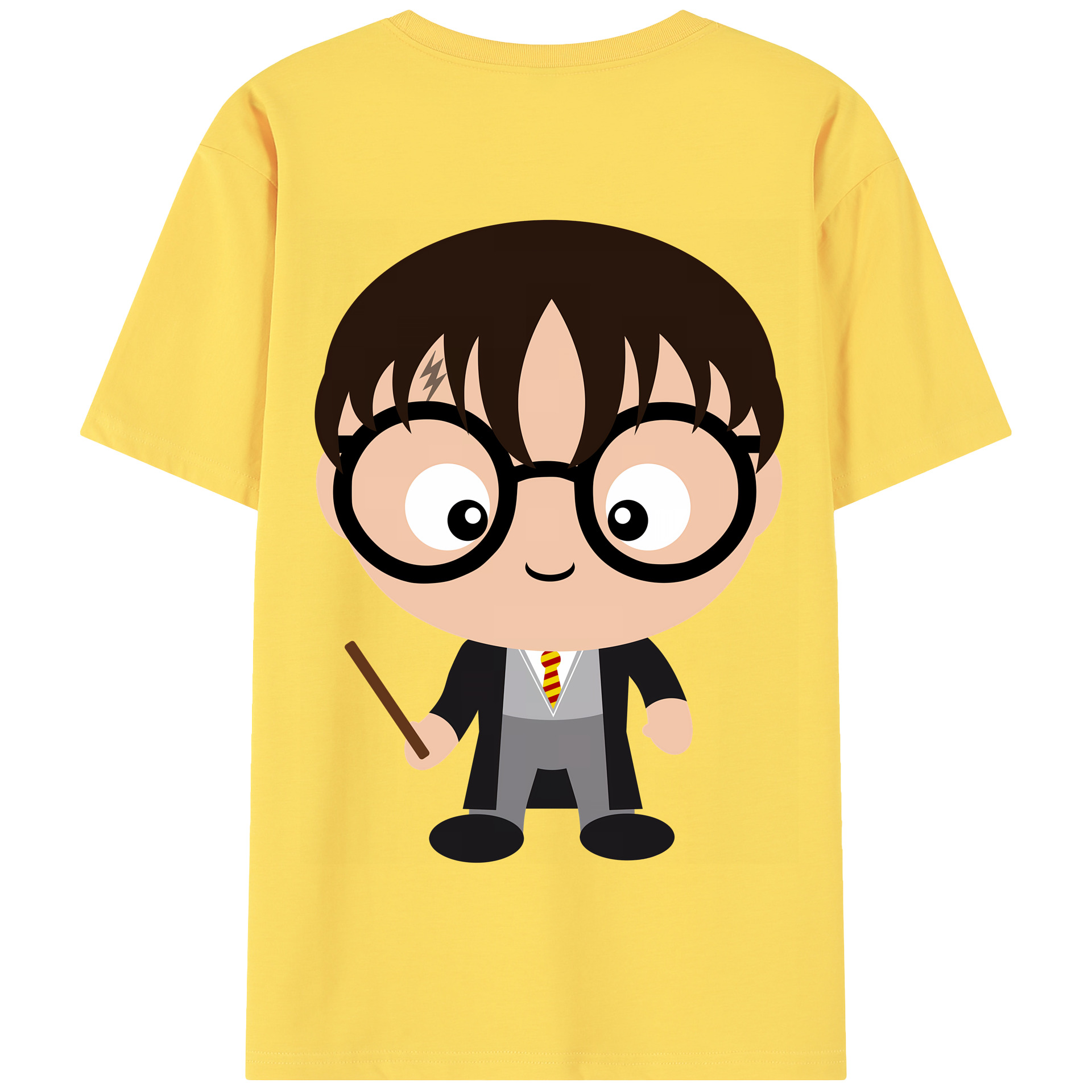 （画像用） Harry Potter ハリー・ポッターシリーズ 綿100％半袖Tシャツ（背面プリント）