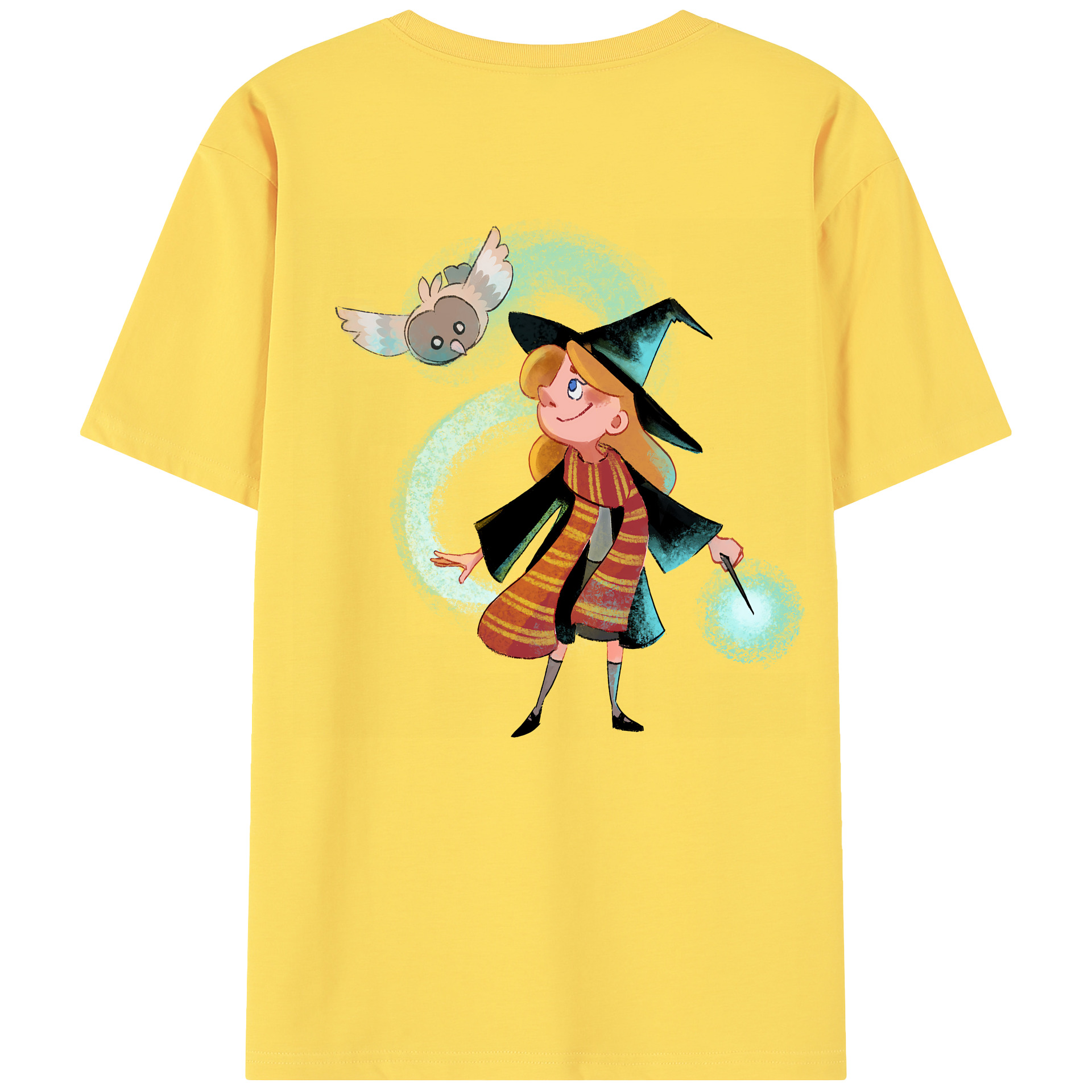 （画像用） Harry Potter ハリー・ポッターシリーズ 綿100％半袖Tシャツ（背面プリント）
