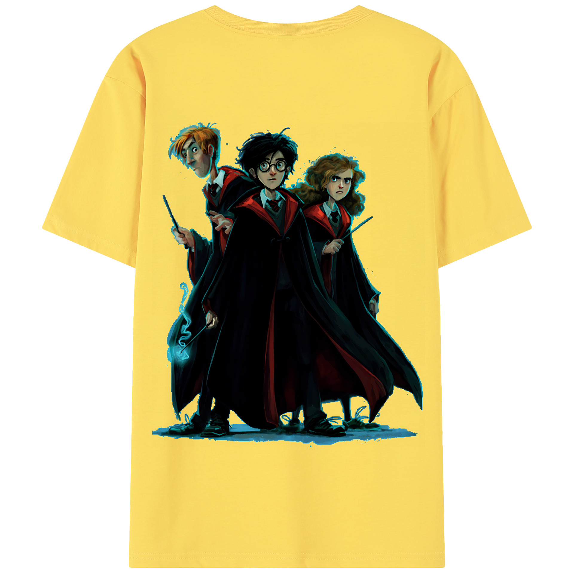 （画像用） Harry Potter ハリー・ポッターシリーズ 綿100％半袖Tシャツ（背面プリント）