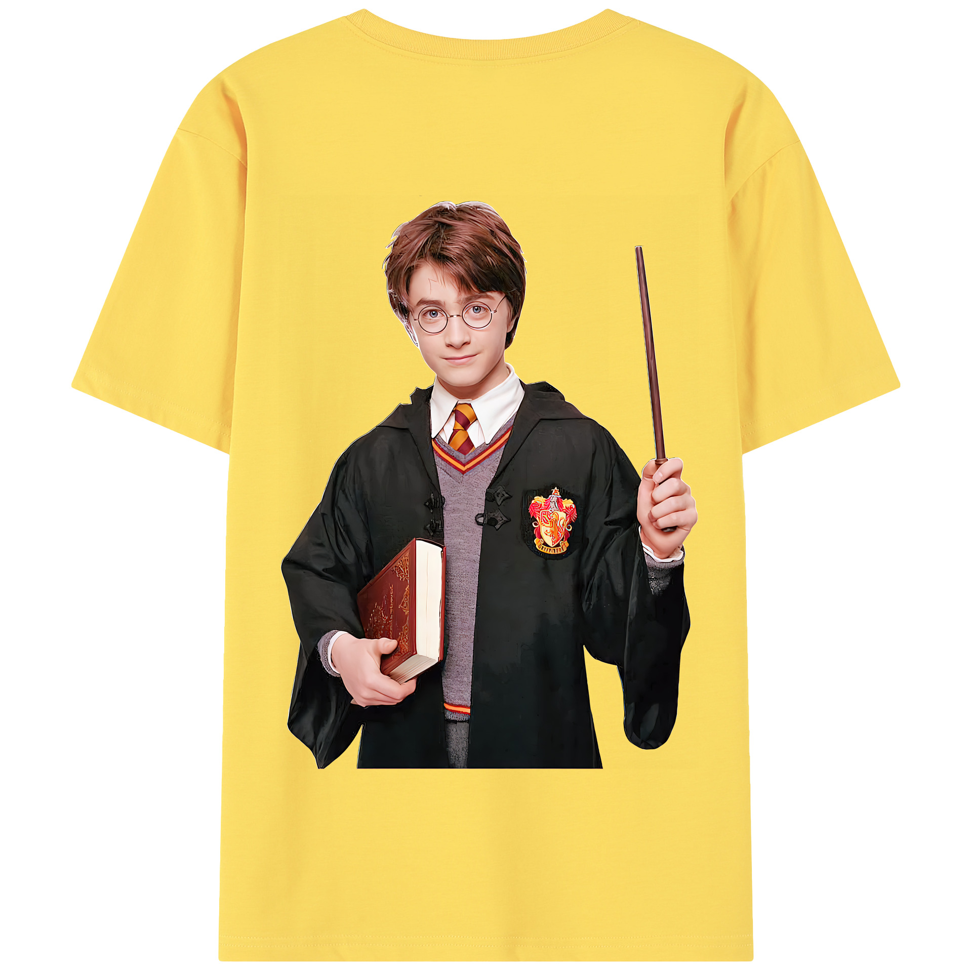（画像用） Harry Potter ハリー・ポッターシリーズ 綿100％半袖Tシャツ（背面プリント）