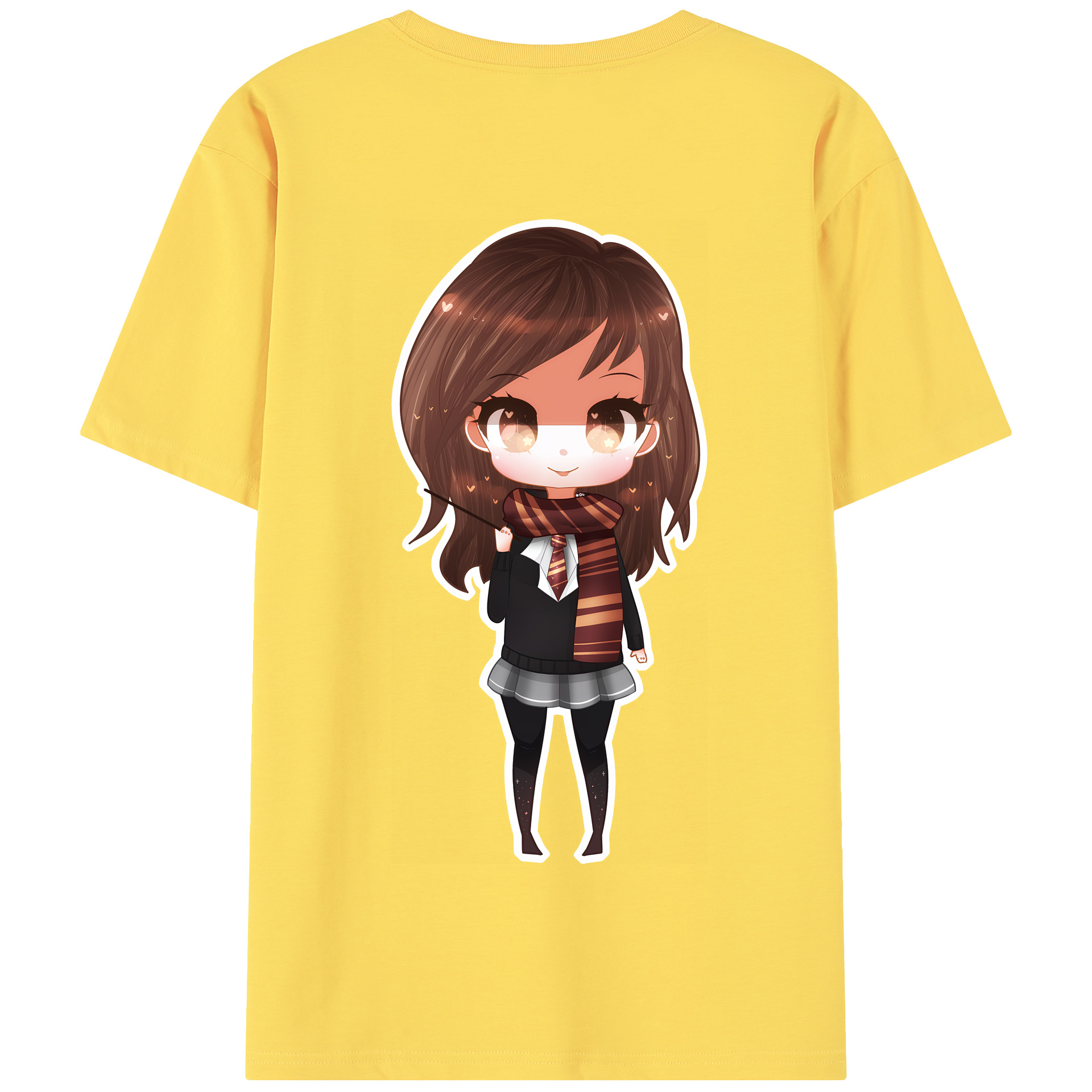 （画像用） Harry Potter ハリー・ポッターシリーズ 綿100％半袖Tシャツ（背面プリント）