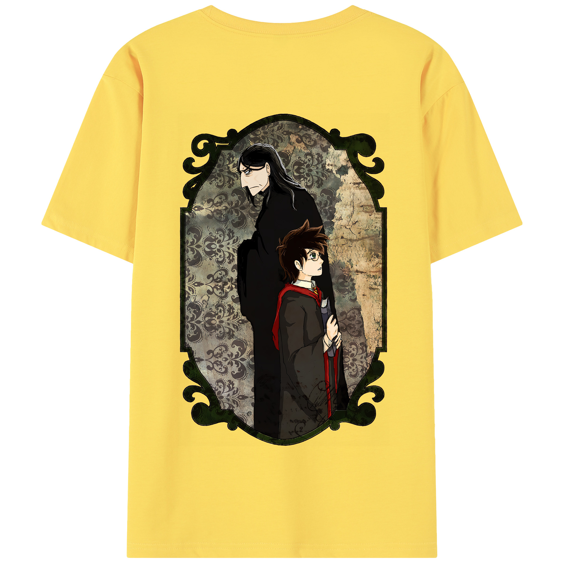 （画像用） Harry Potter ハリー・ポッターシリーズ 綿100％半袖Tシャツ（背面プリント）