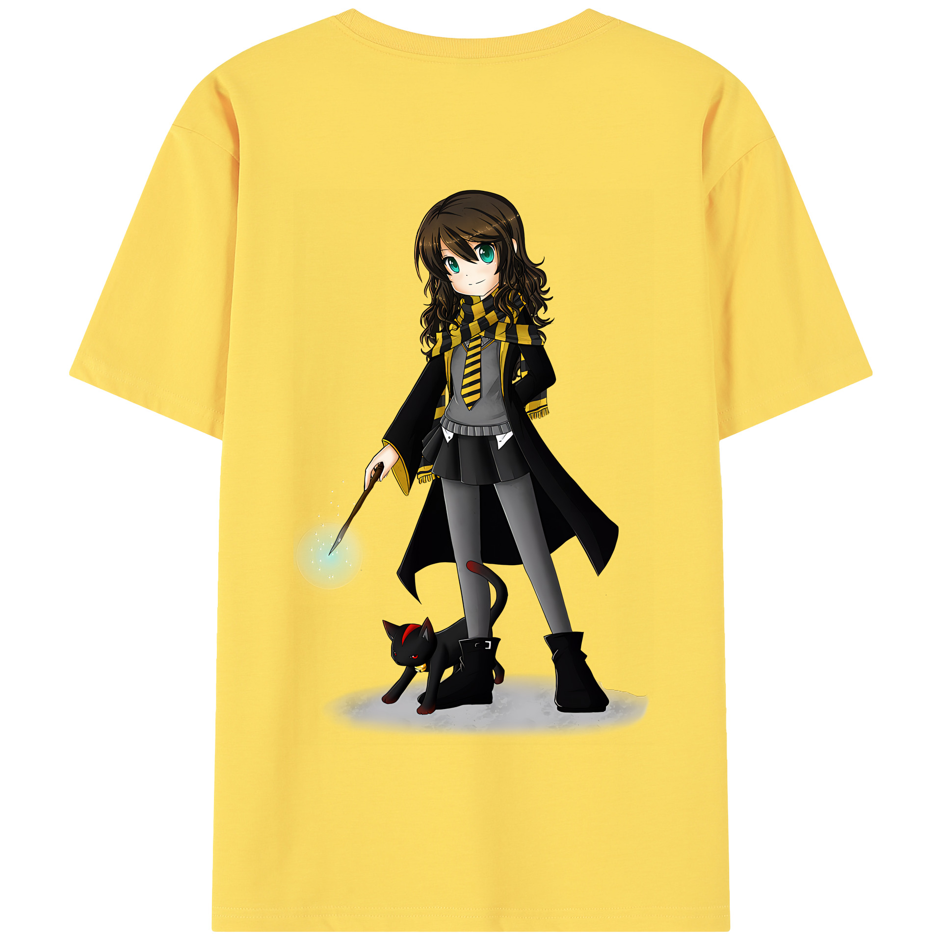 （画像用） Harry Potter ハリー・ポッターシリーズ 綿100％半袖Tシャツ（背面プリント）
