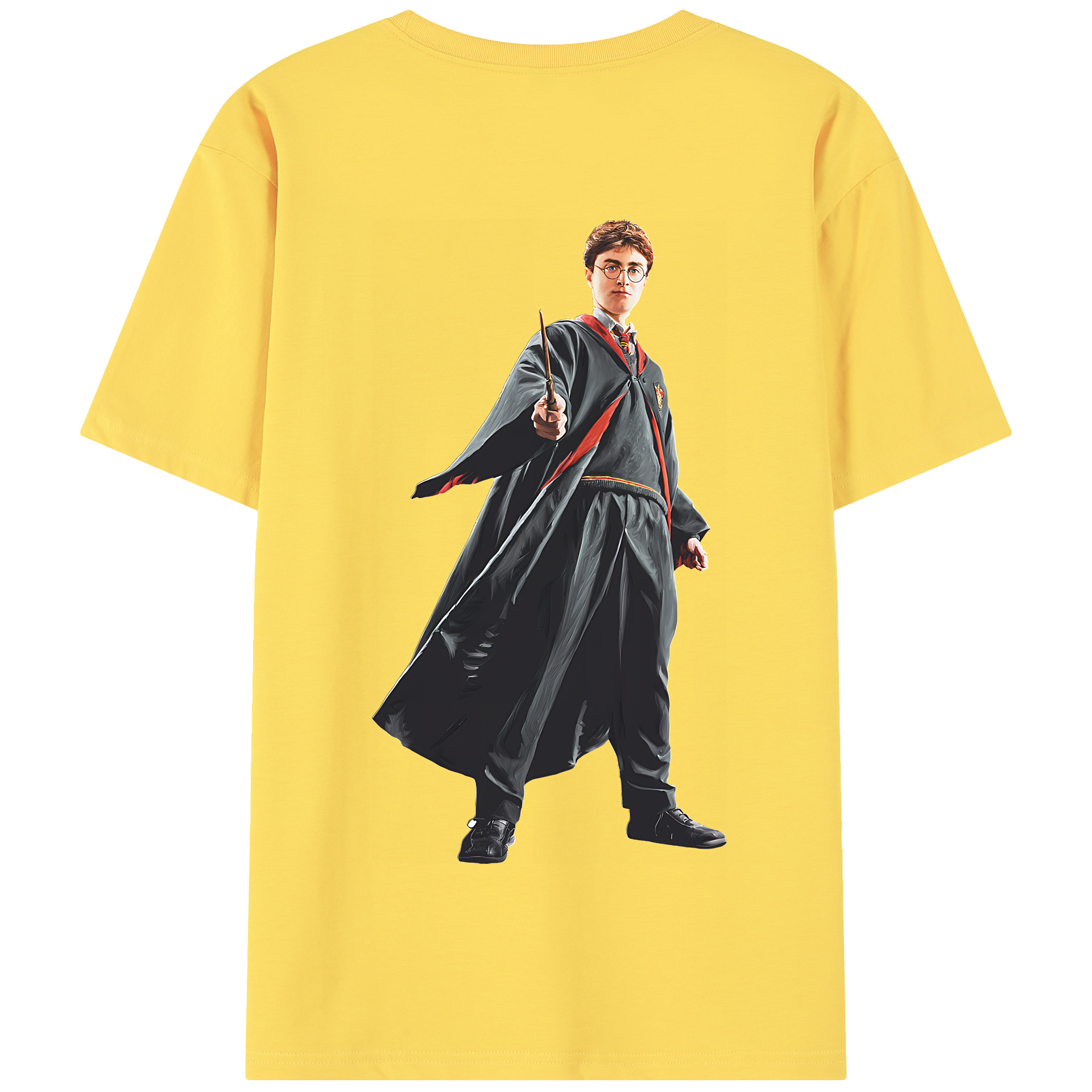 （画像用） Harry Potter ハリー・ポッターシリーズ 綿100％半袖Tシャツ（背面プリント）