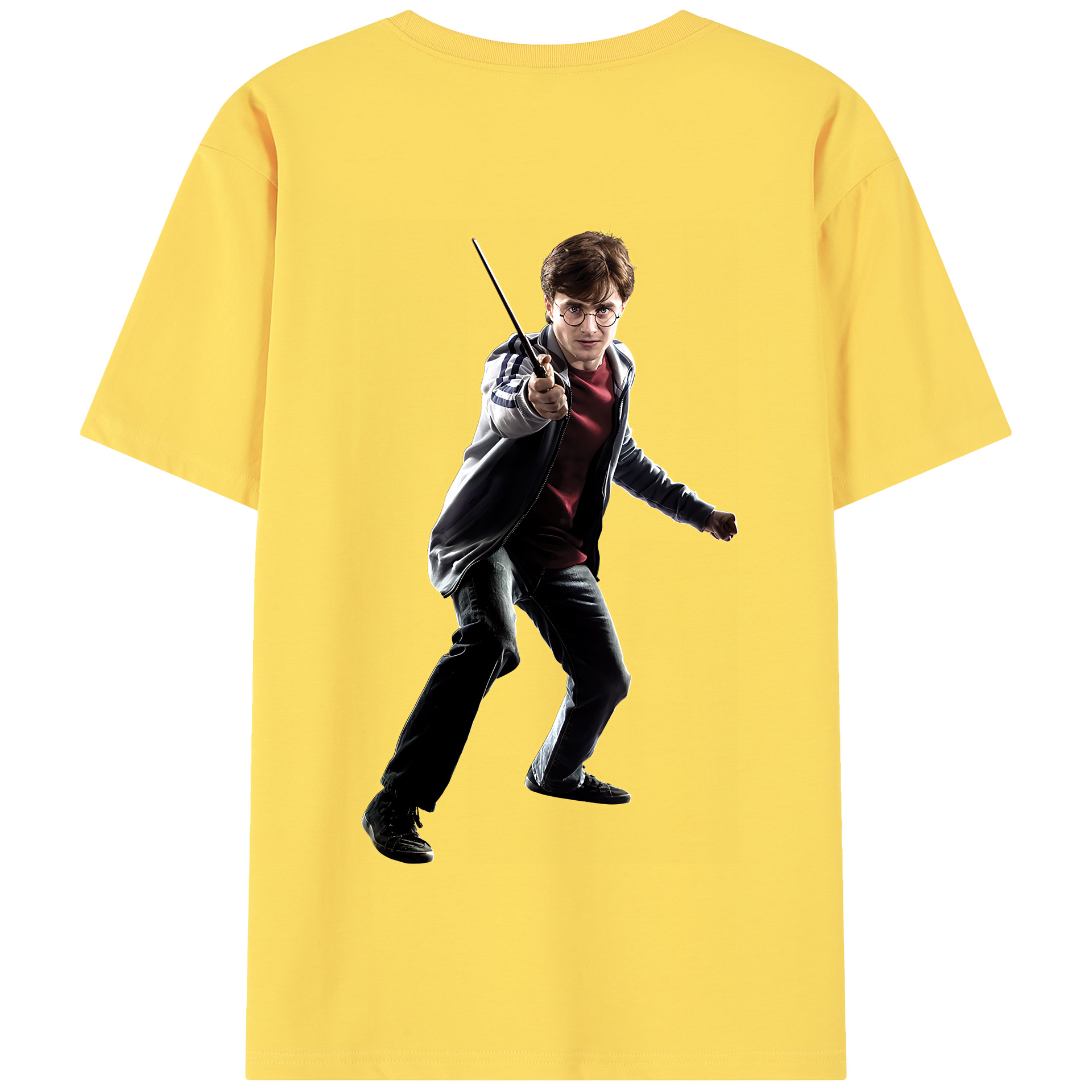 （画像用） Harry Potter ハリー・ポッターシリーズ 綿100％半袖Tシャツ（背面プリント）