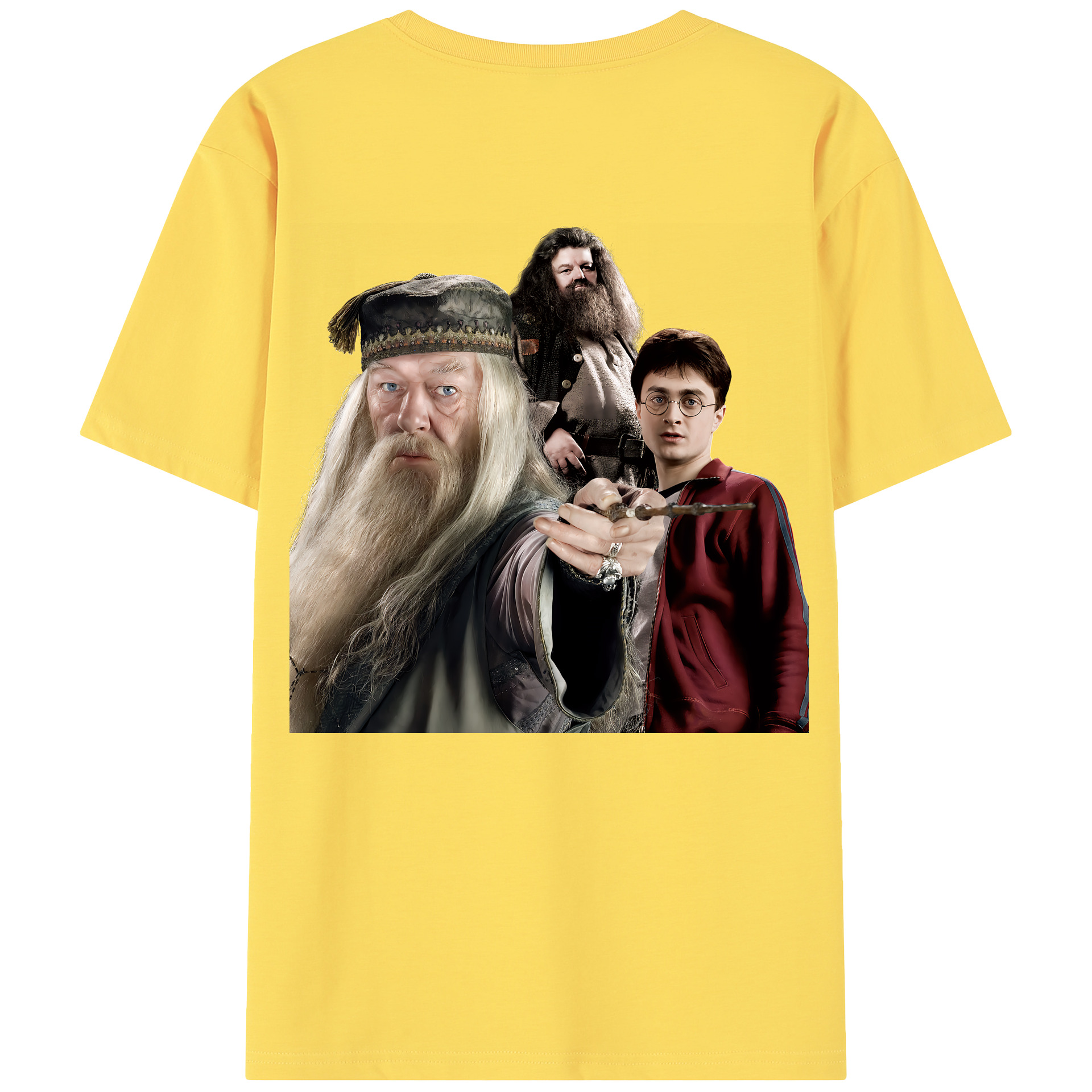 （画像用） Harry Potter ハリー・ポッターシリーズ 綿100％半袖Tシャツ（背面プリント）