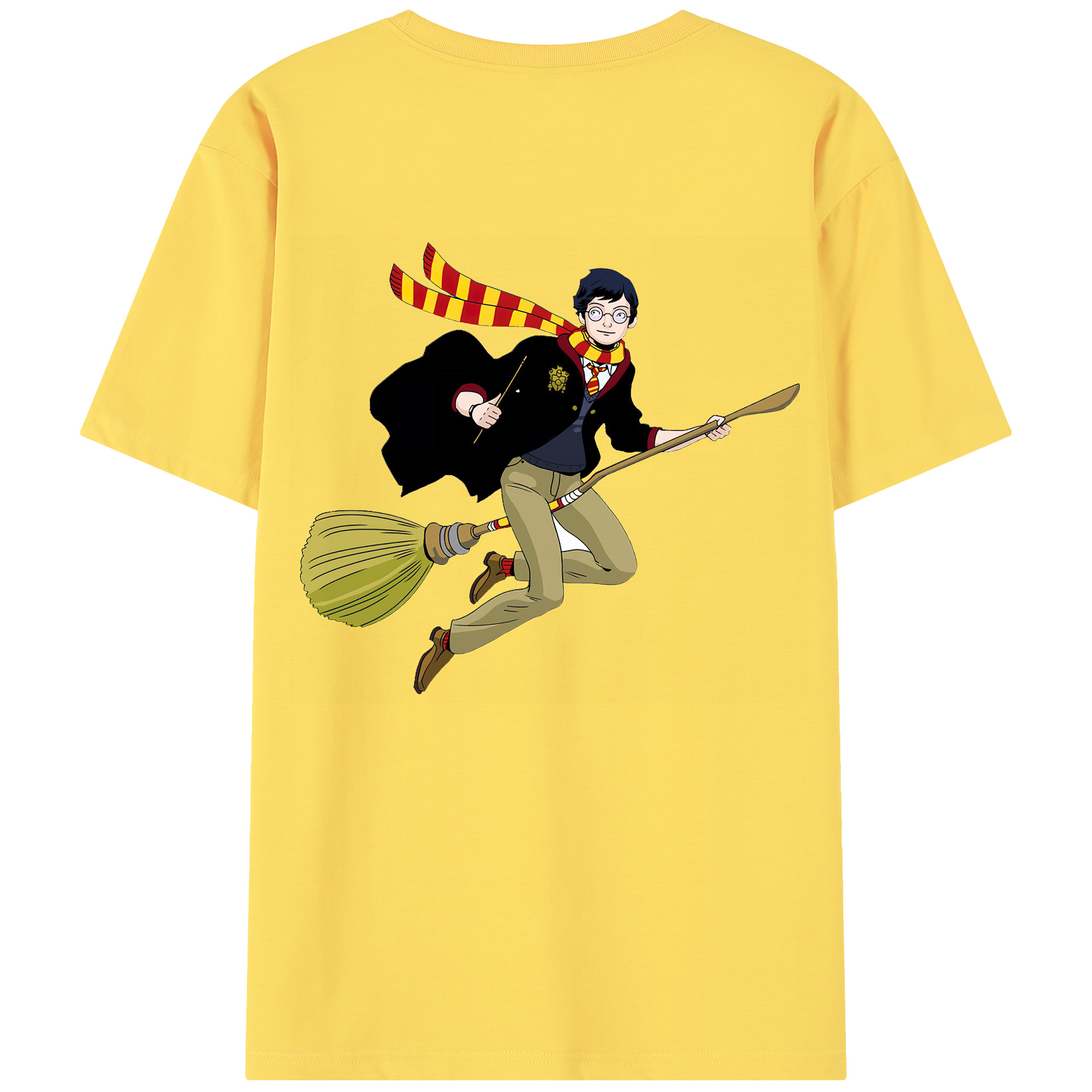 （画像用） Harry Potter ハリー・ポッターシリーズ 綿100％半袖Tシャツ（背面プリント）