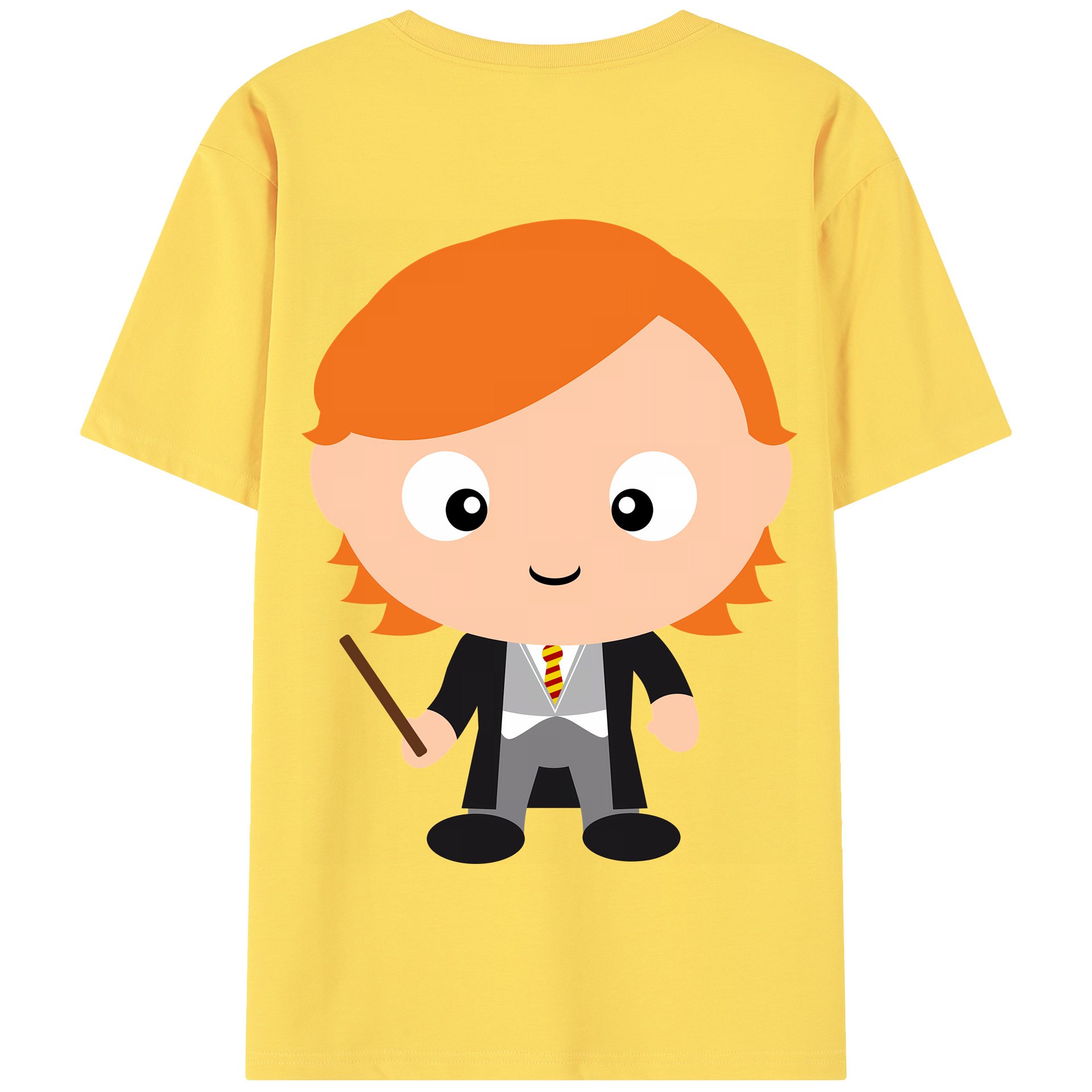（画像用） Harry Potter ハリー・ポッターシリーズ 綿100％半袖Tシャツ（背面プリント）