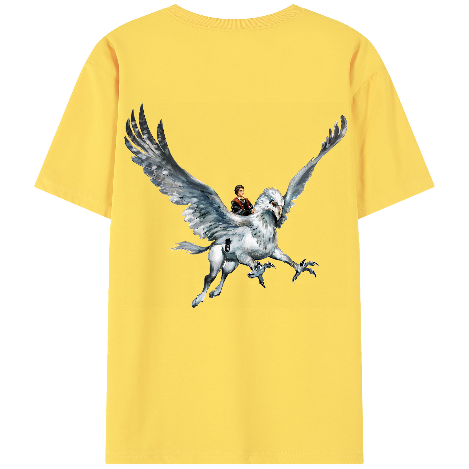 （画像用） Harry Potter ハリー・ポッターシリーズ 綿100％半袖Tシャツ（背面プリント）