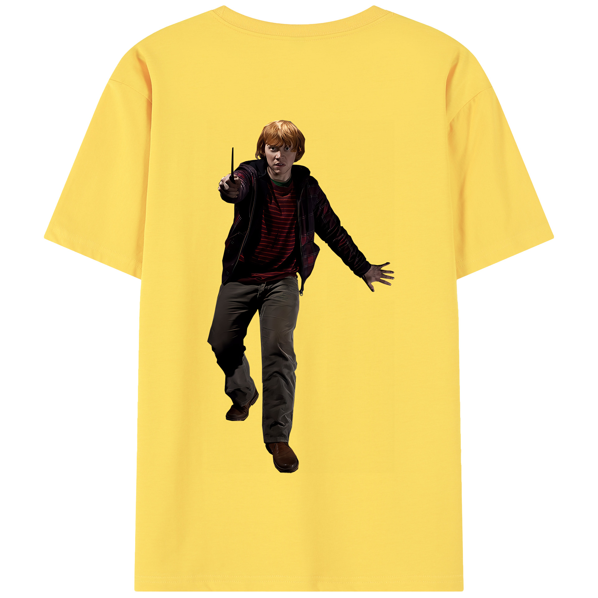 （画像用） Harry Potter ハリー・ポッターシリーズ 綿100％半袖Tシャツ（背面プリント）