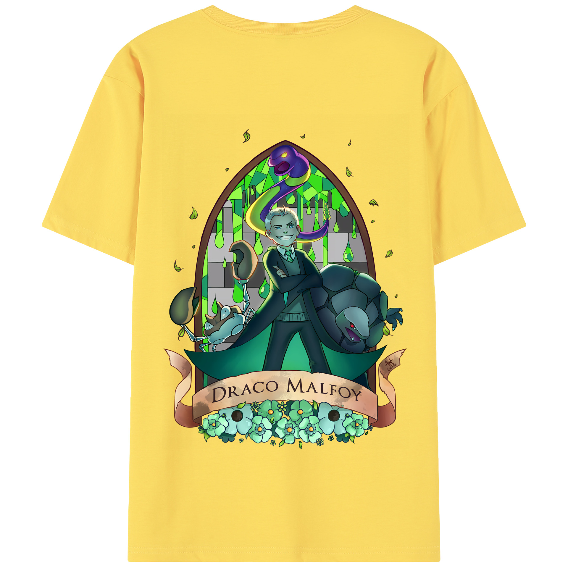 （画像用） Harry Potter ハリー・ポッターシリーズ 綿100％半袖Tシャツ（背面プリント）