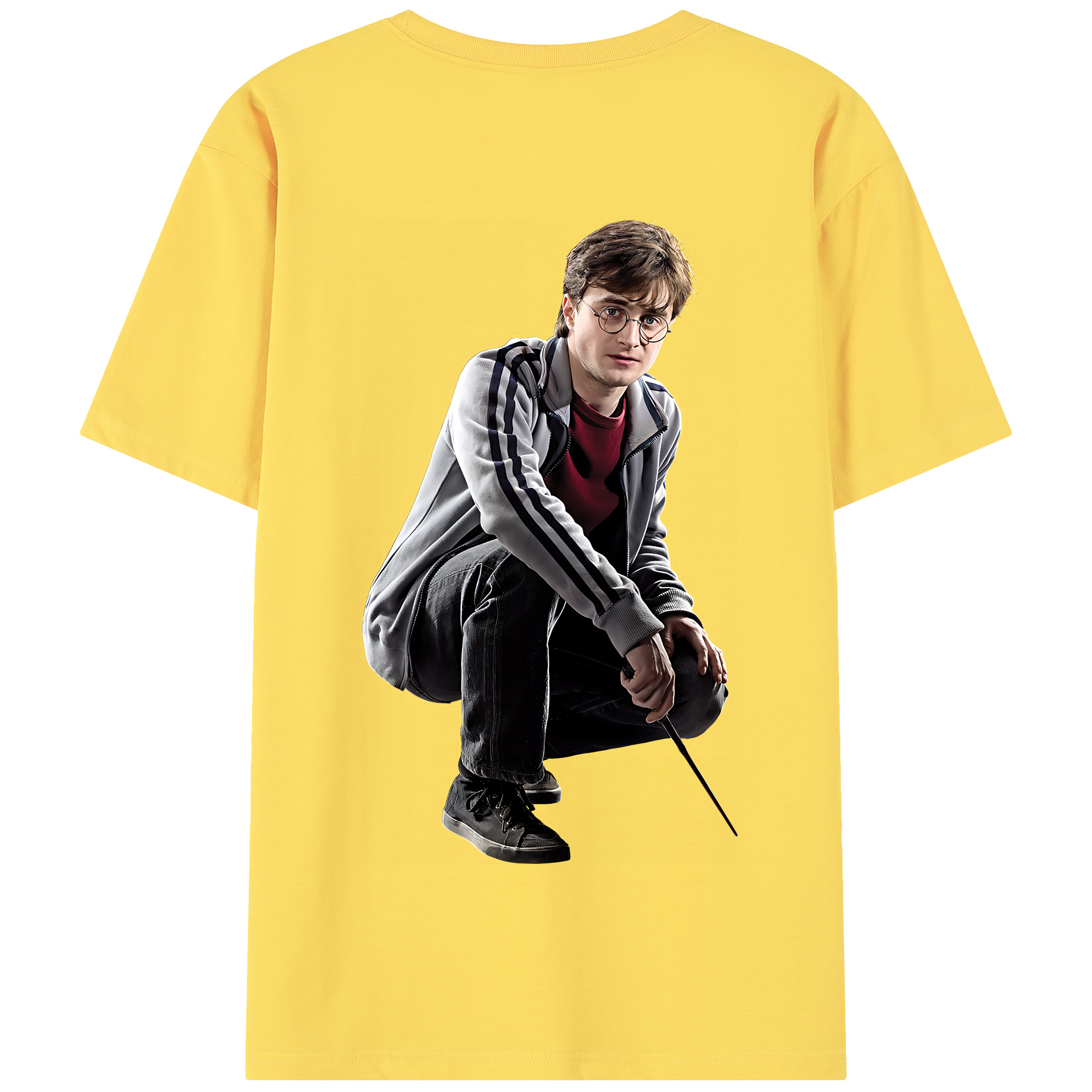 （画像用） Harry Potter ハリー・ポッターシリーズ 綿100％半袖Tシャツ（背面プリント）