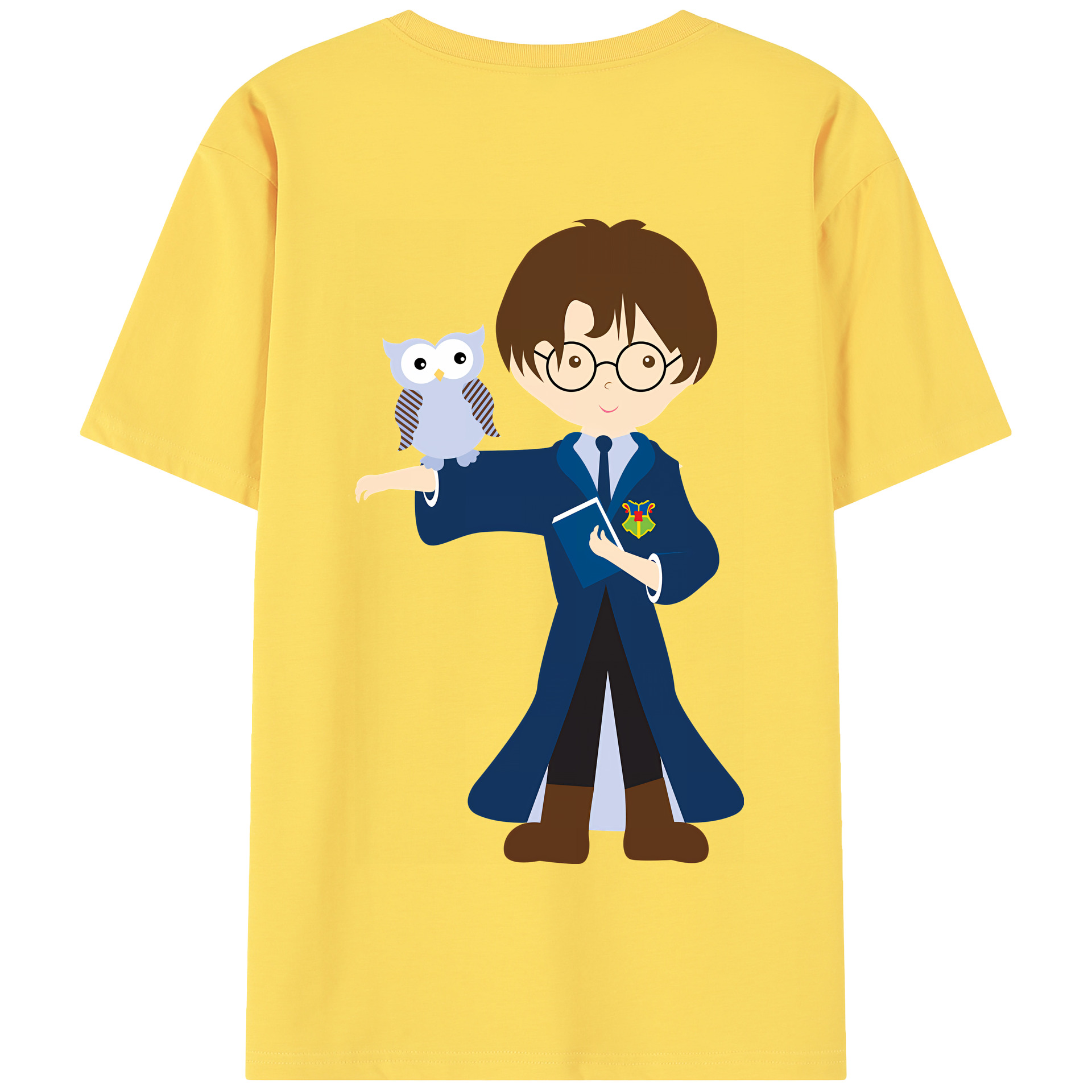 （画像用） Harry Potter ハリー・ポッターシリーズ 綿100％半袖Tシャツ（背面プリント）