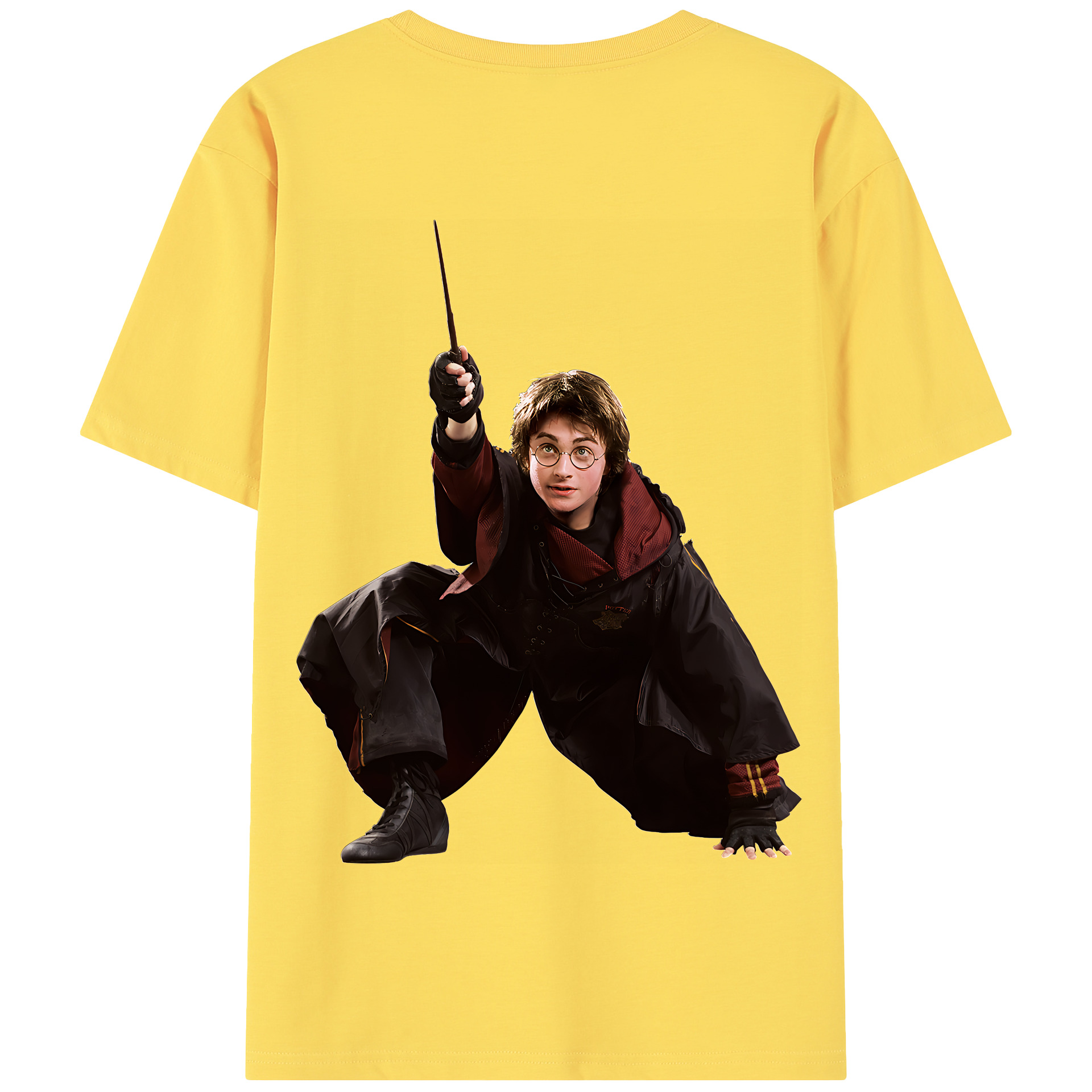 （画像用） Harry Potter ハリー・ポッターシリーズ 綿100％半袖Tシャツ（背面プリント）