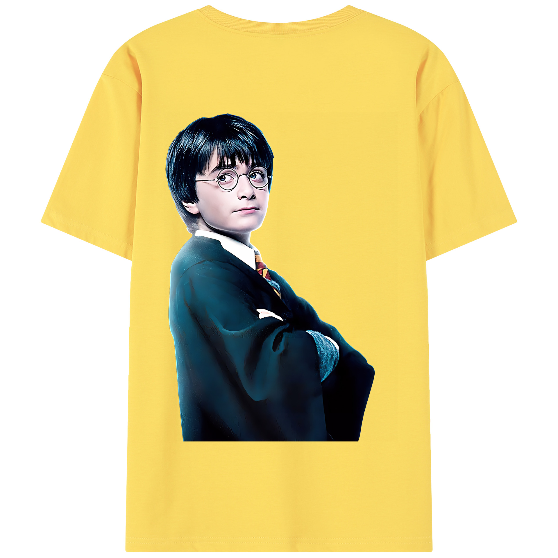 （画像用） Harry Potter ハリー・ポッターシリーズ 綿100％半袖Tシャツ（背面プリント）