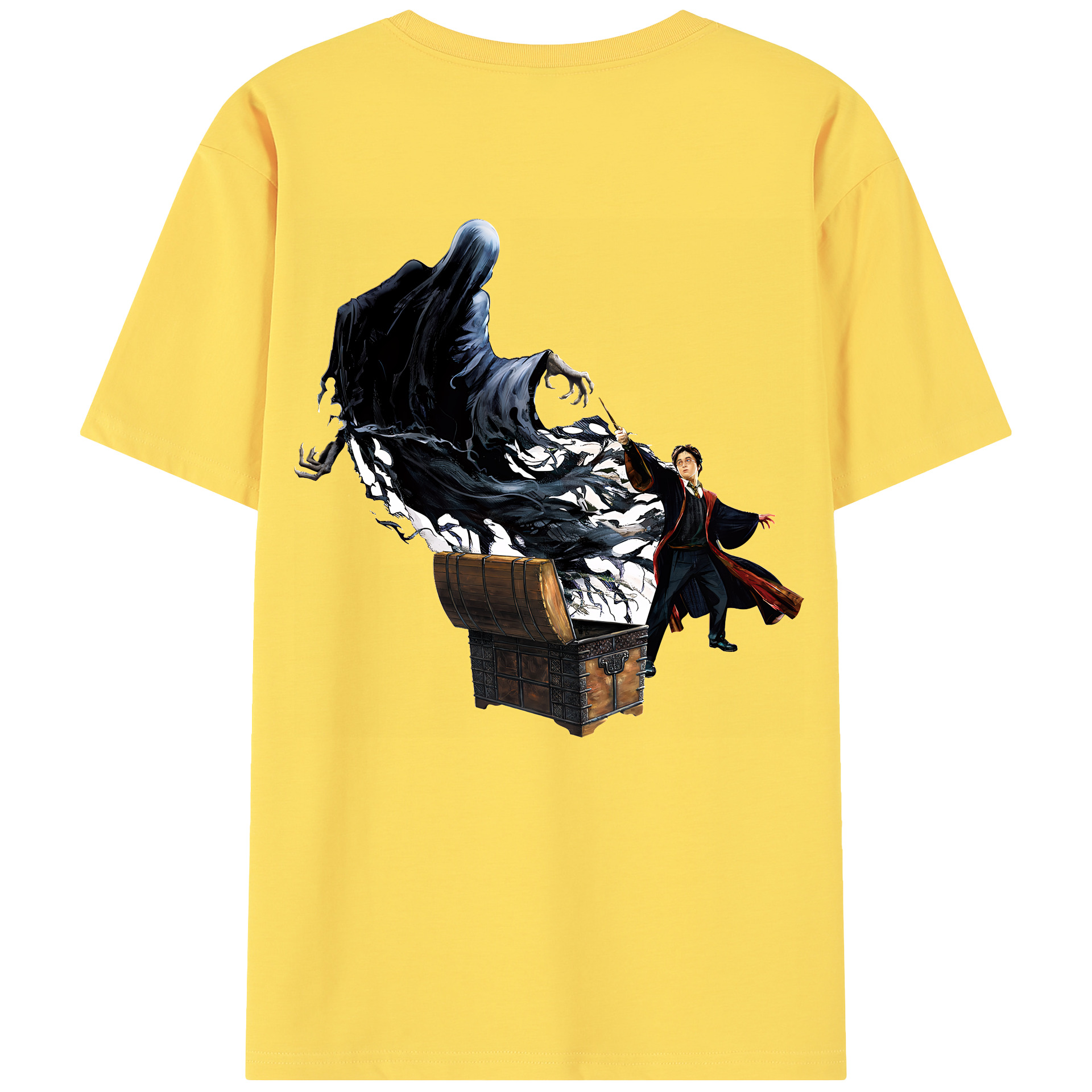 （画像用） Harry Potter ハリー・ポッターシリーズ 綿100％半袖Tシャツ（背面プリント）