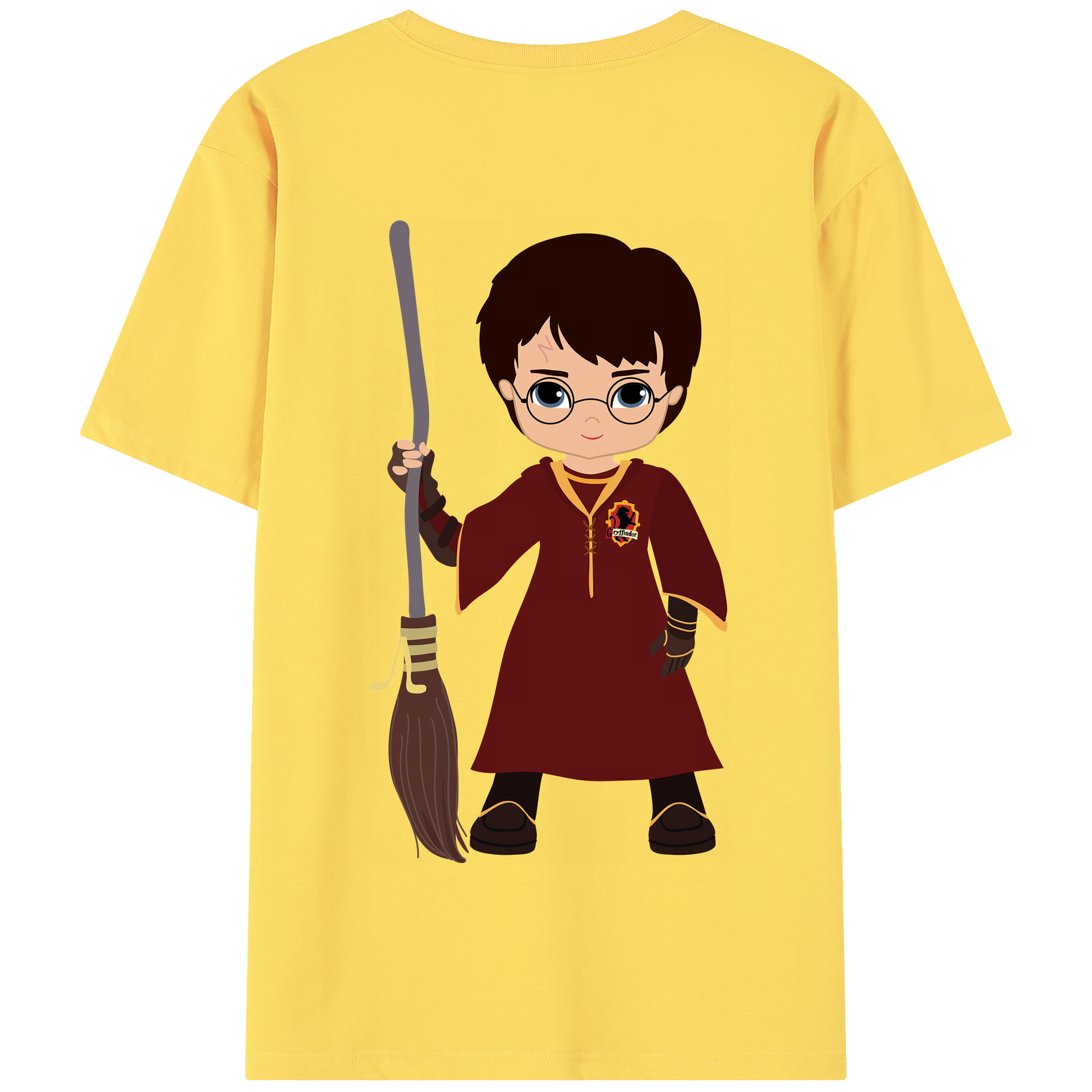 （画像用） Harry Potter ハリー・ポッターシリーズ 綿100％半袖Tシャツ（背面プリント）
