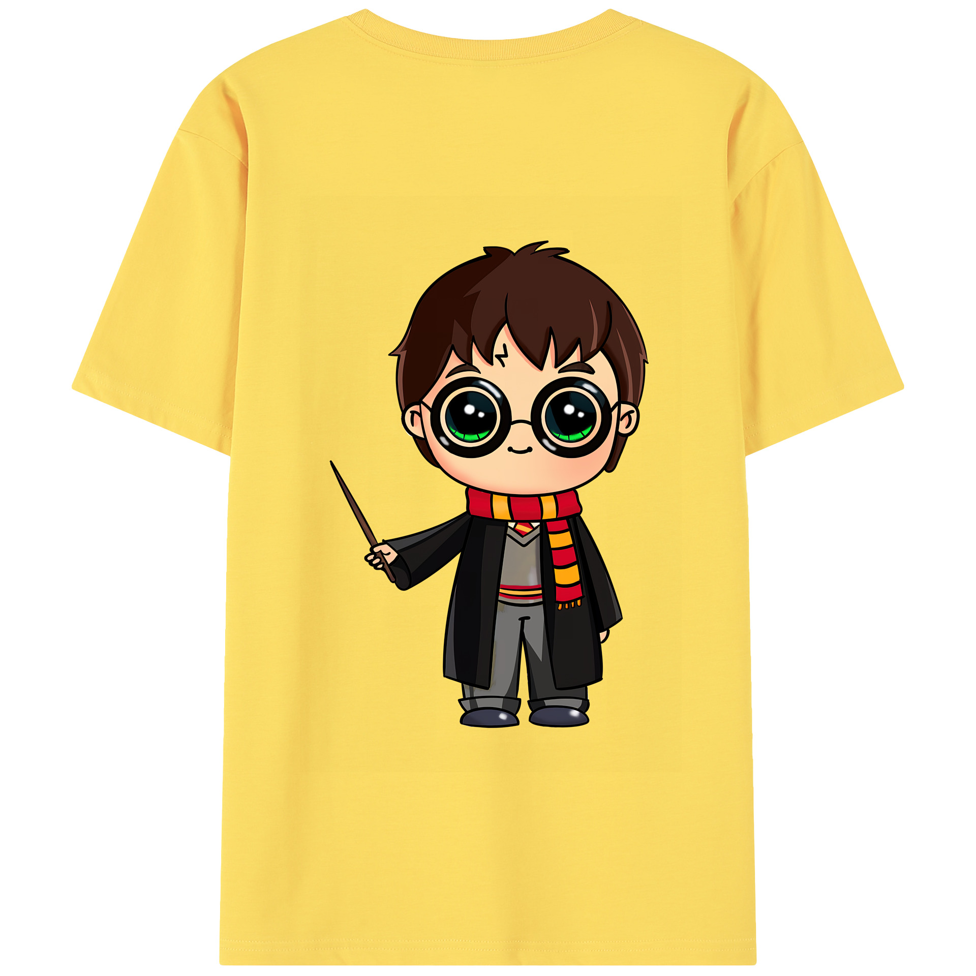 （画像用） Harry Potter ハリー・ポッターシリーズ 綿100％半袖Tシャツ（背面プリント）