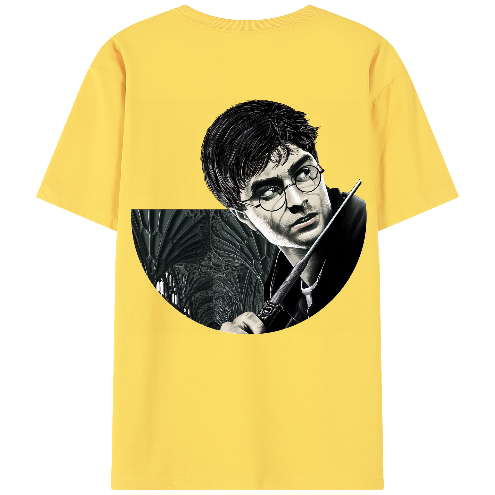 （画像用） Harry Potter ハリー・ポッターシリーズ 綿100％半袖Tシャツ（背面プリント）