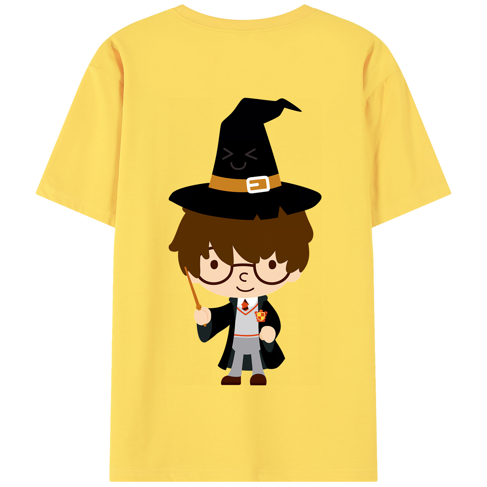 （画像用） Harry Potter ハリー・ポッターシリーズ 綿100％半袖Tシャツ（背面プリント）