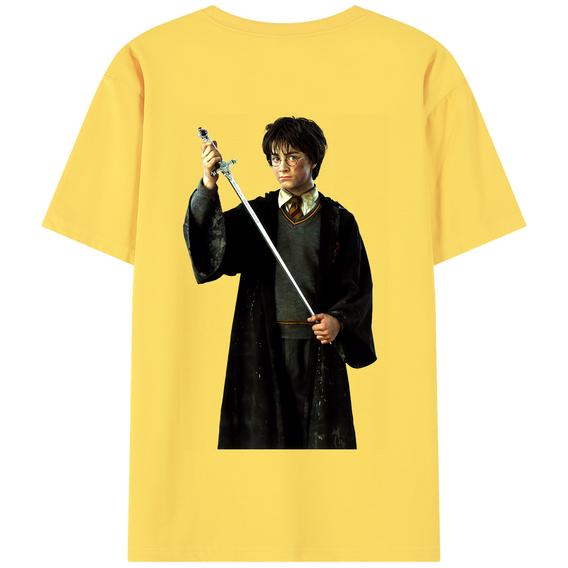 （画像用） Harry Potter ハリー・ポッターシリーズ 綿100％半袖Tシャツ（背面プリント）