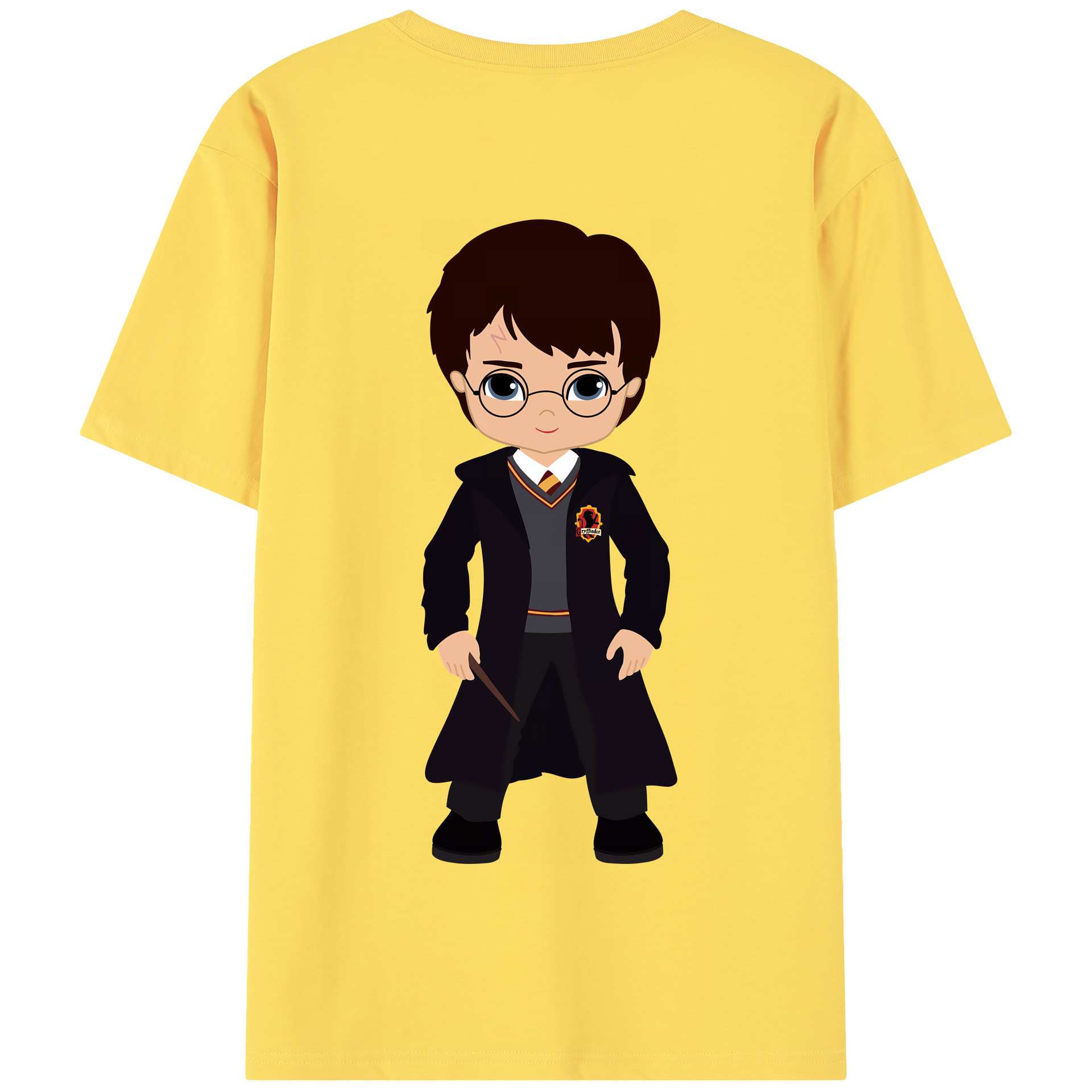 （画像用） Harry Potter ハリー・ポッターシリーズ 綿100％半袖Tシャツ（背面プリント）