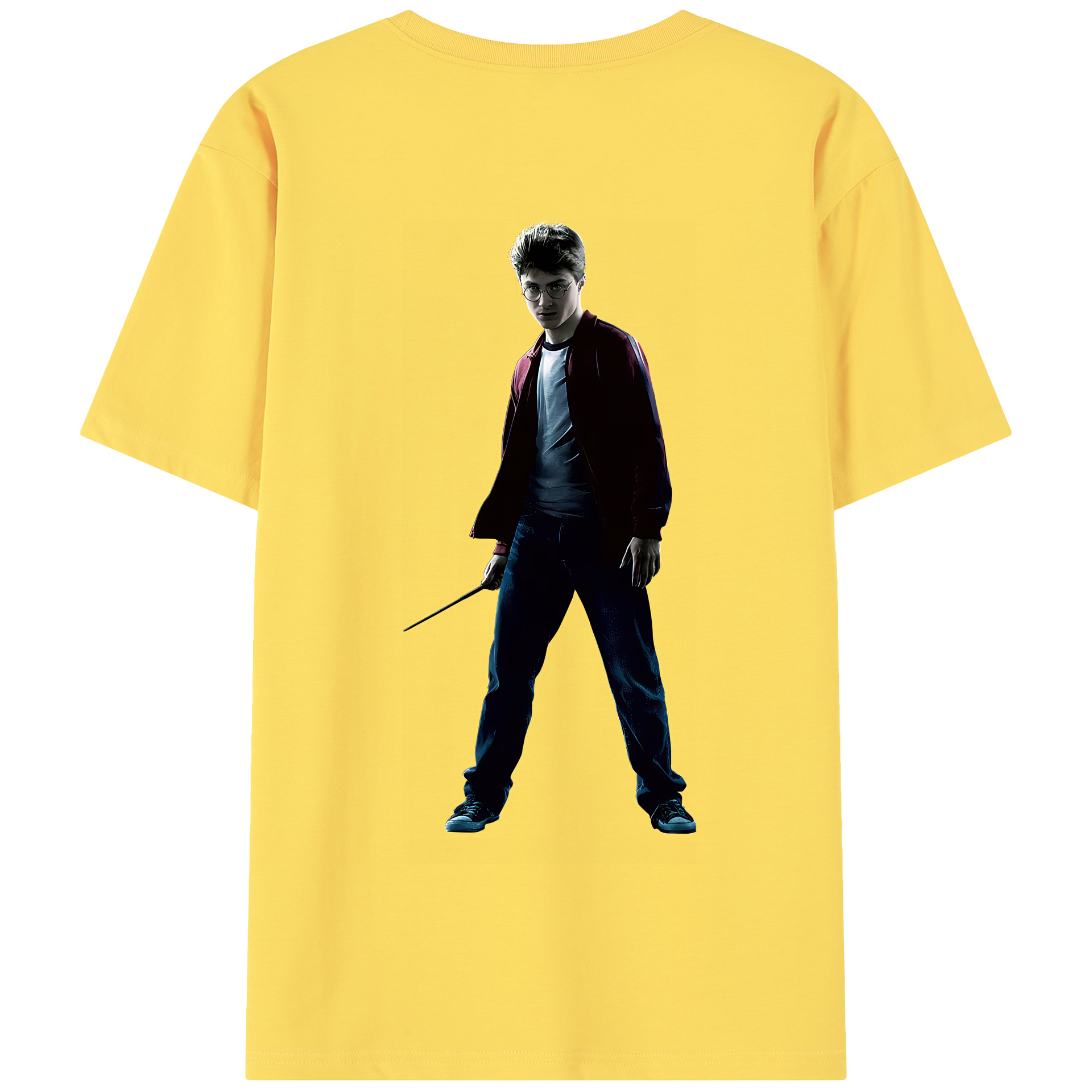 （画像用） Harry Potter ハリー・ポッターシリーズ 綿100％半袖Tシャツ（背面プリント）
