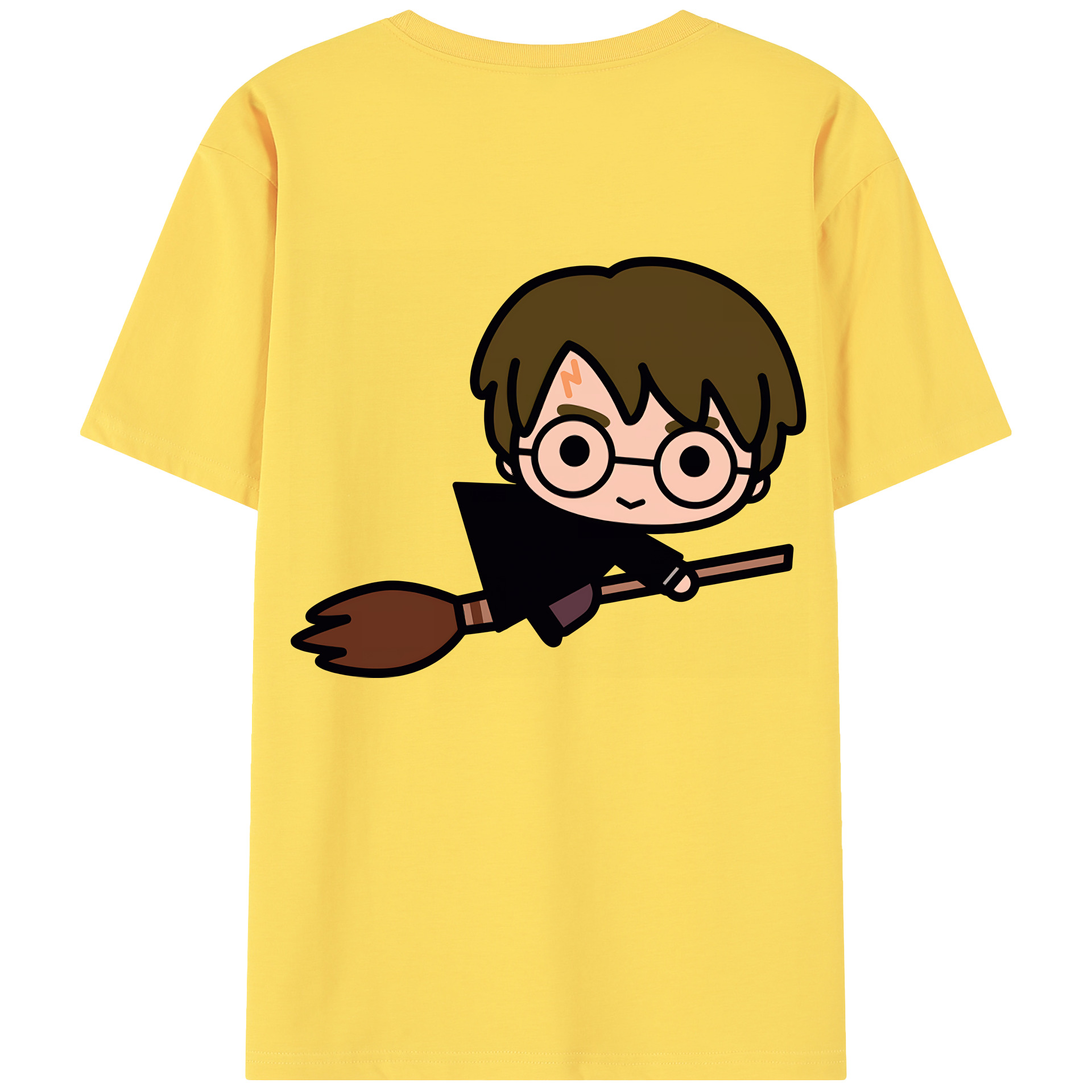 （画像用） Harry Potter ハリー・ポッターシリーズ 綿100％半袖Tシャツ（背面プリント）