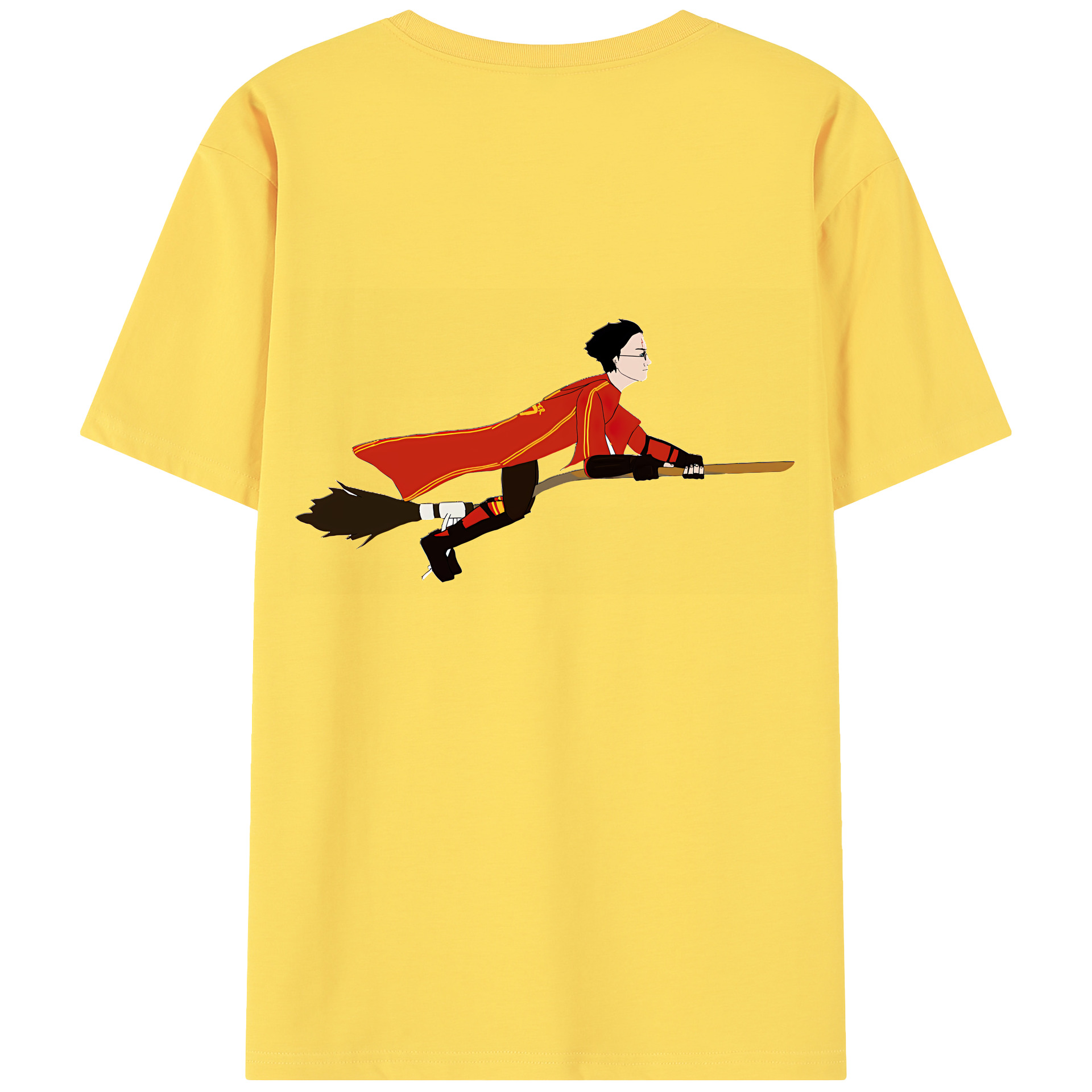 （画像用） Harry Potter ハリー・ポッターシリーズ 綿100％半袖Tシャツ（背面プリント）