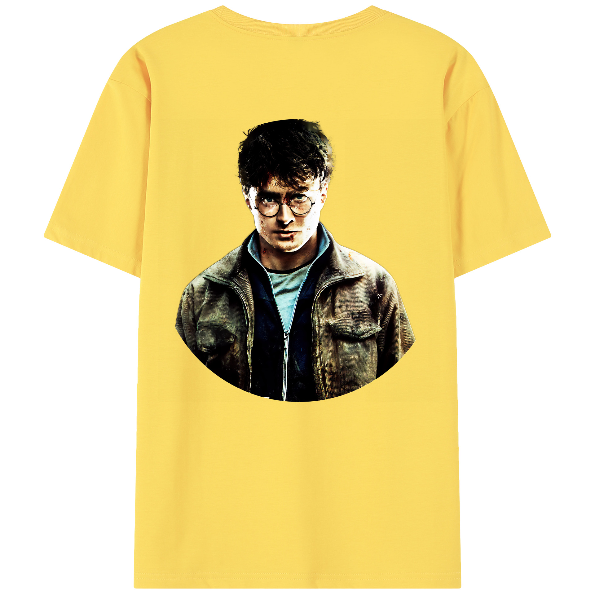 （画像用） Harry Potter ハリー・ポッターシリーズ 綿100％半袖Tシャツ（背面プリント）