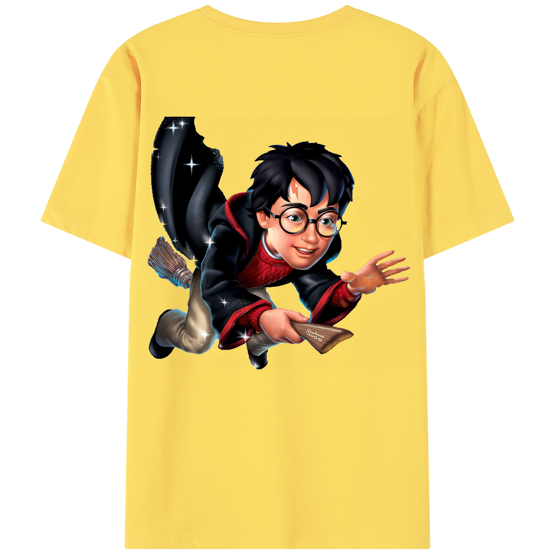 （画像用） Harry Potter ハリー・ポッターシリーズ 綿100％半袖Tシャツ（背面プリント）