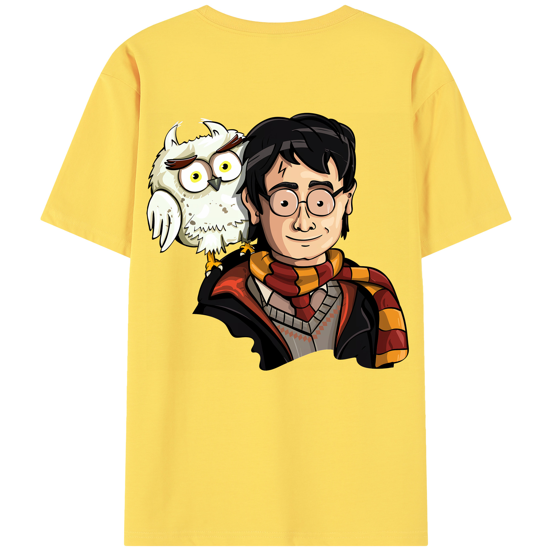 （画像用） Harry Potter ハリー・ポッターシリーズ 綿100％半袖Tシャツ（背面プリント）