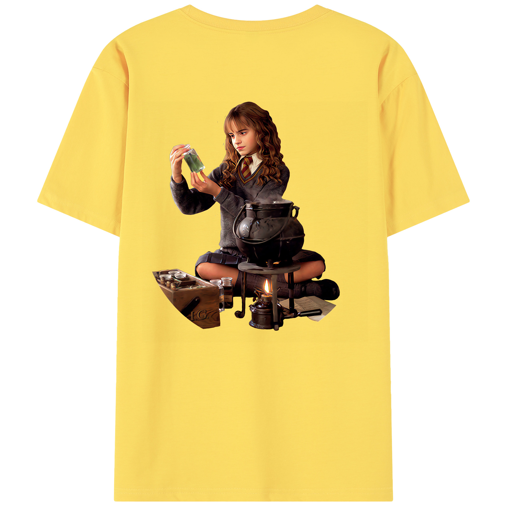 （画像用） Harry Potter ハリー・ポッターシリーズ 綿100％半袖Tシャツ（背面プリント）