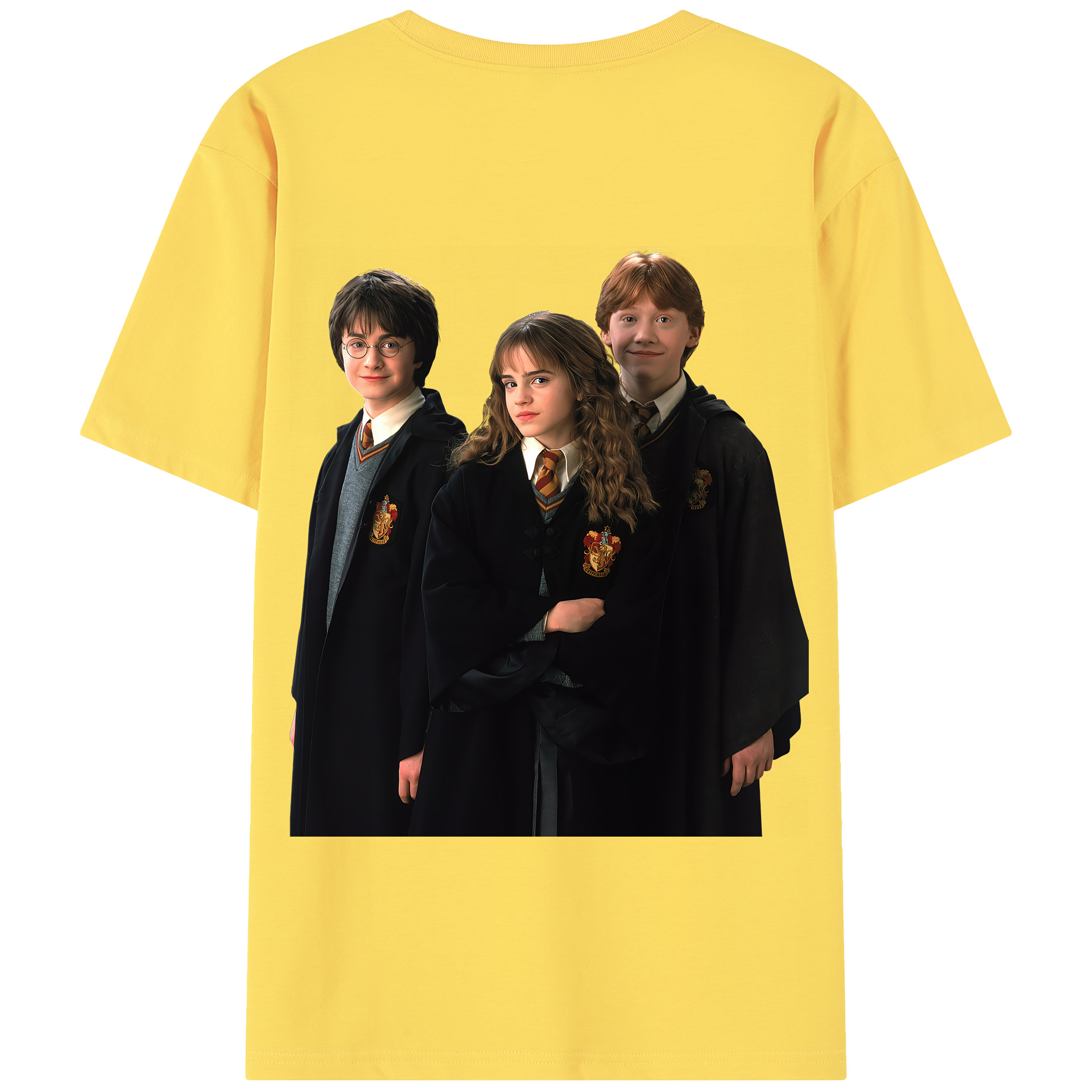 （画像用） Harry Potter ハリー・ポッターシリーズ 綿100％半袖Tシャツ（背面プリント）
