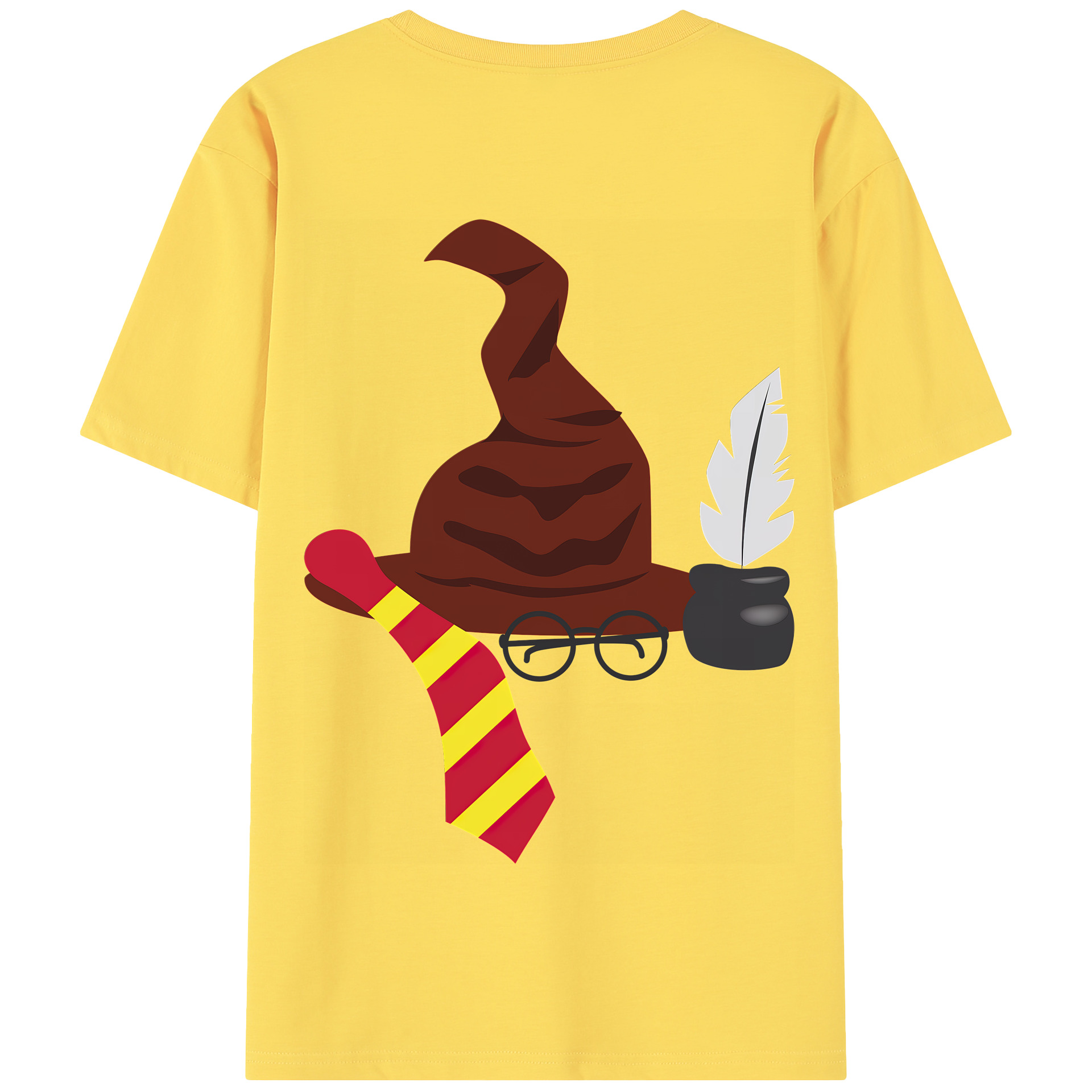 （画像用） Harry Potter ハリー・ポッターシリーズ 綿100％半袖Tシャツ（背面プリント）